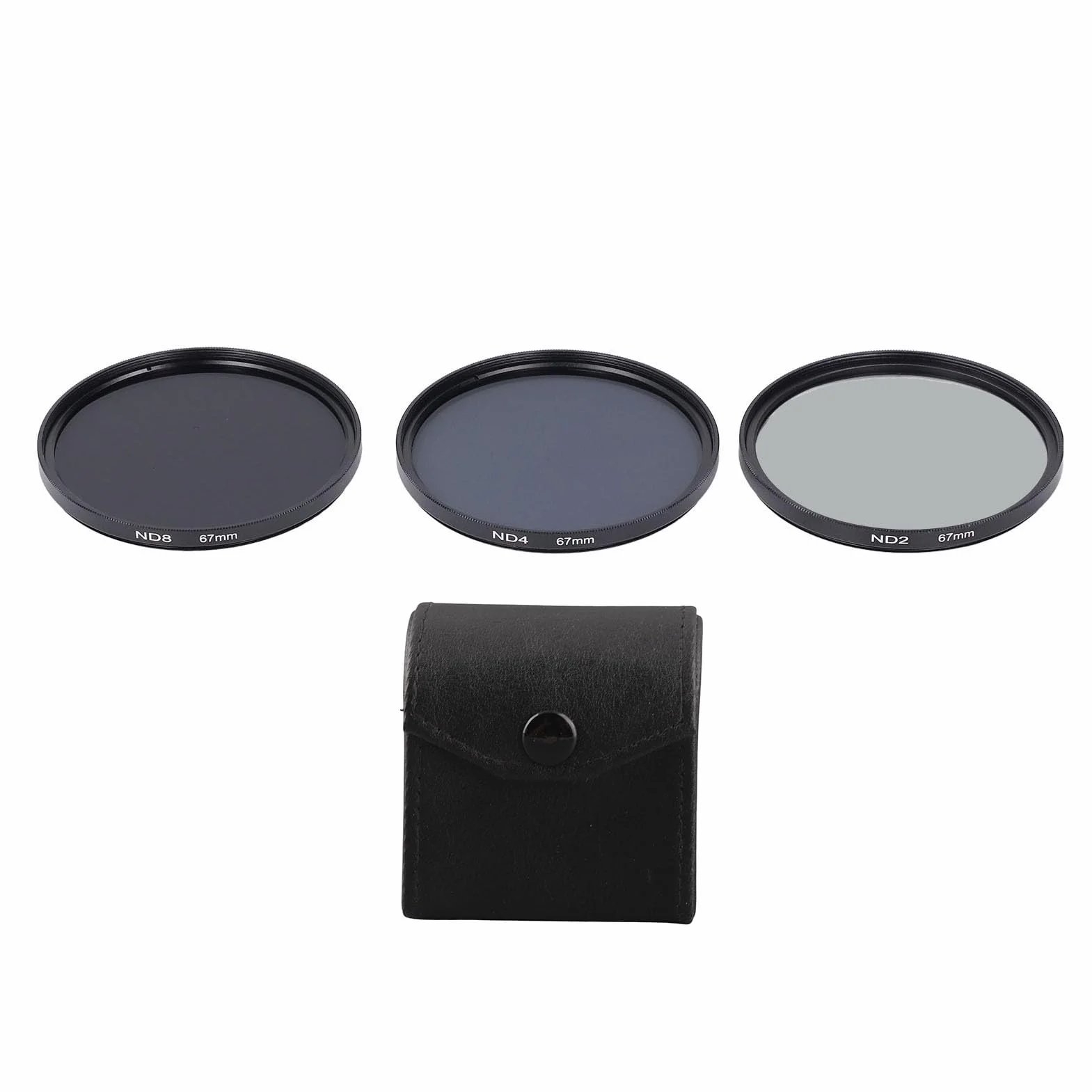 Zestaw Filtrów ND ND2 ND4 ND8, Wielowarstwowa Powłoka HD, Szkło Optyczne, do Obiektywu Aparatu
