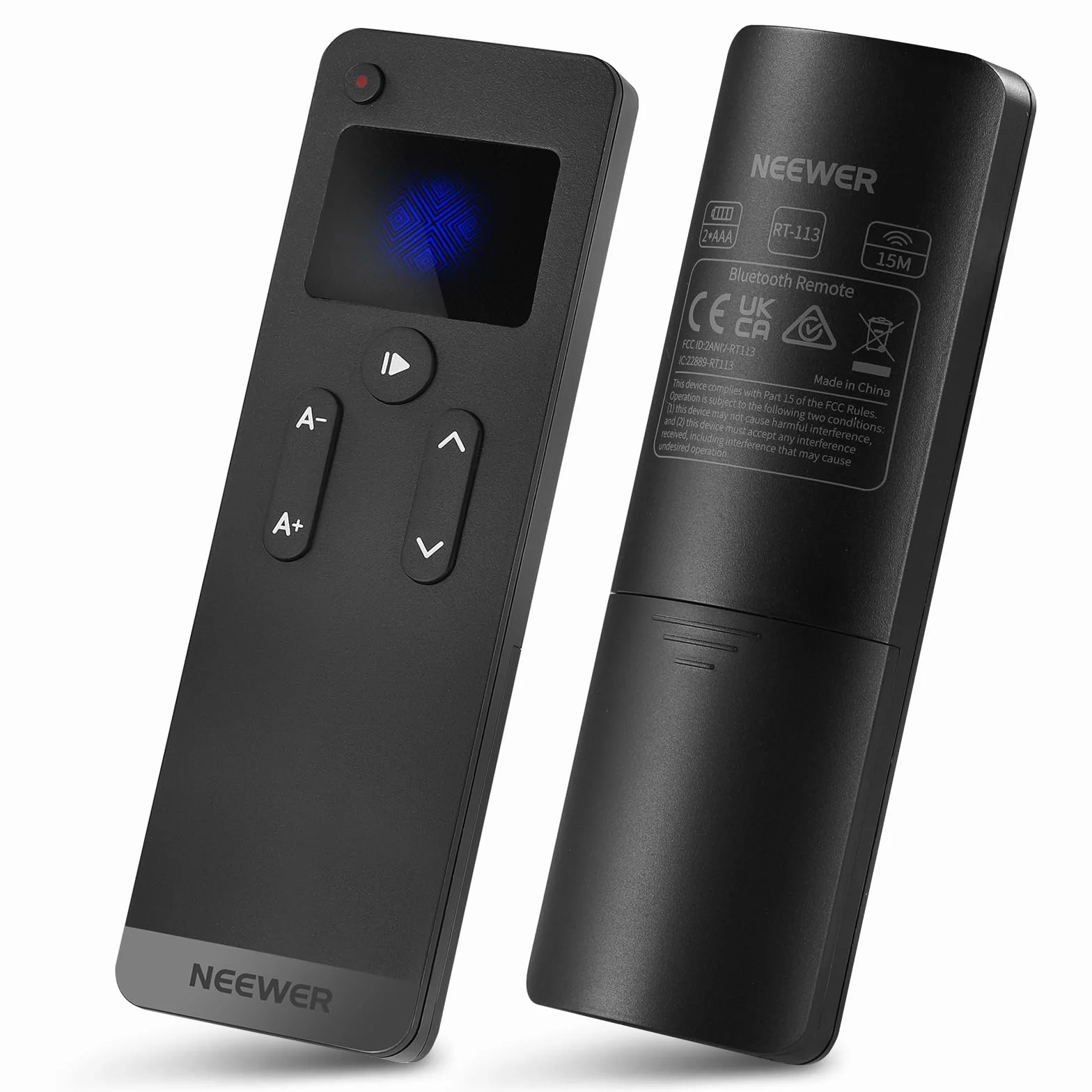 Neewer RT113 zdalna aplikacja teleprompter, ulepszona o bezpośrednie połączenie Bluetooth i cichy przycisk, kompatybilna ze smartfonami i tabletami z systemem iOS Android do X17 II/X16/X12/X14 itp