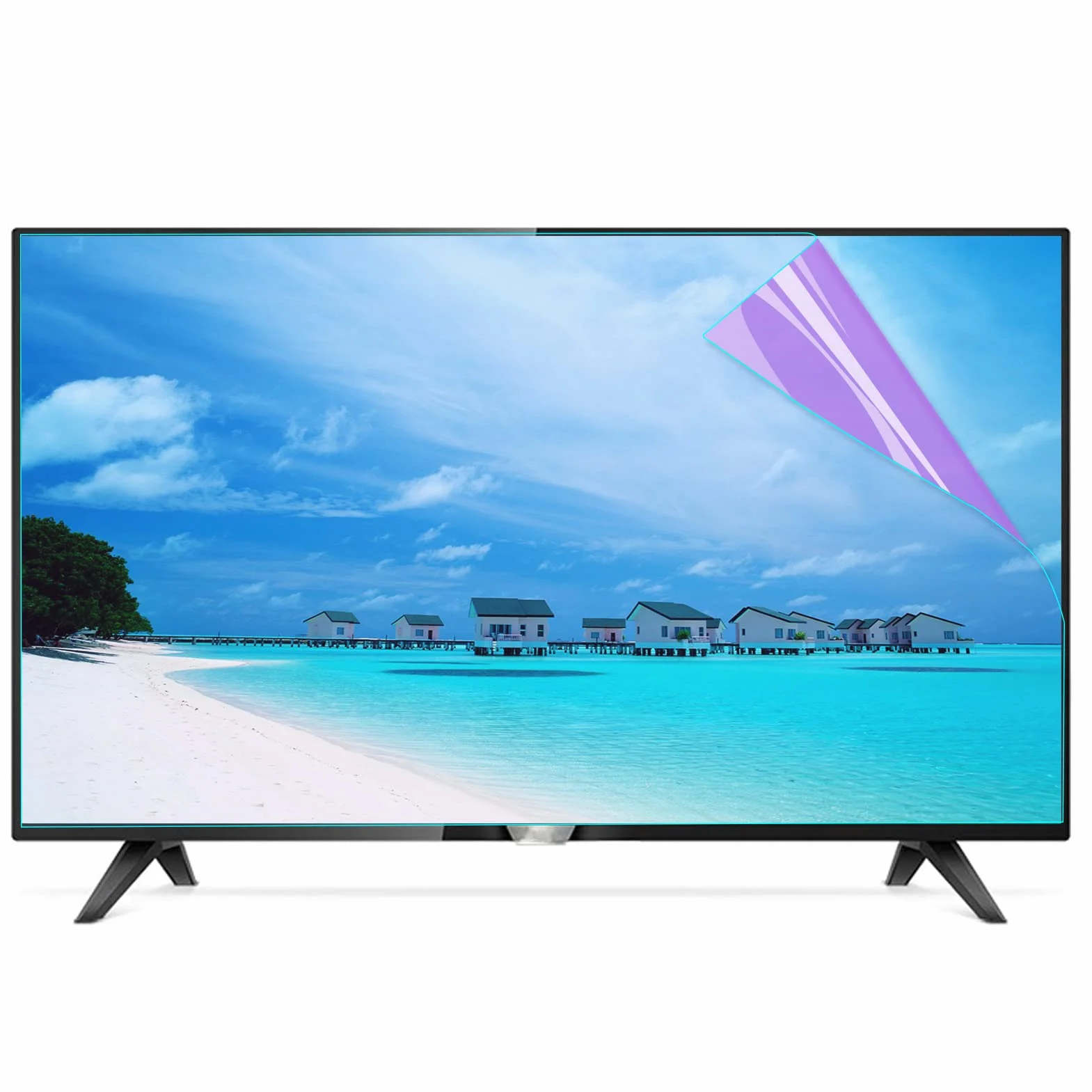 32-75-calowy ochraniacz ekranu LED Smart TV, antyodblaskowy/anty-niebieskie światło/ochrona przed zarysowaniami akcesoria telewizyjne, 43" (942 * 529 mm)