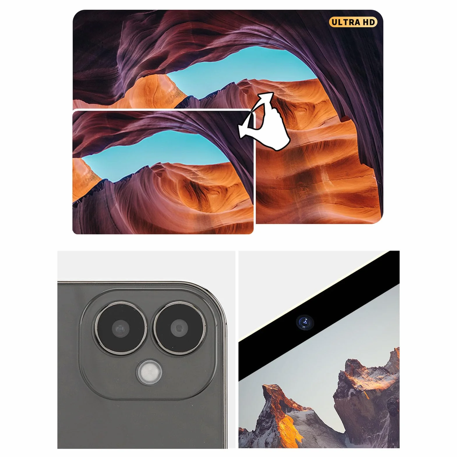 Aparat Cyfrowy 4K, Kamera Wideo 64 MP z 3-calowym Ekranem Dotykowym, Szeroki Kąt 120 Stopni, 16-krotny Zoom, Obsługa Transmisji OTG, Odtwarzacz Filmów z Aparatu Kompaktowego 3600