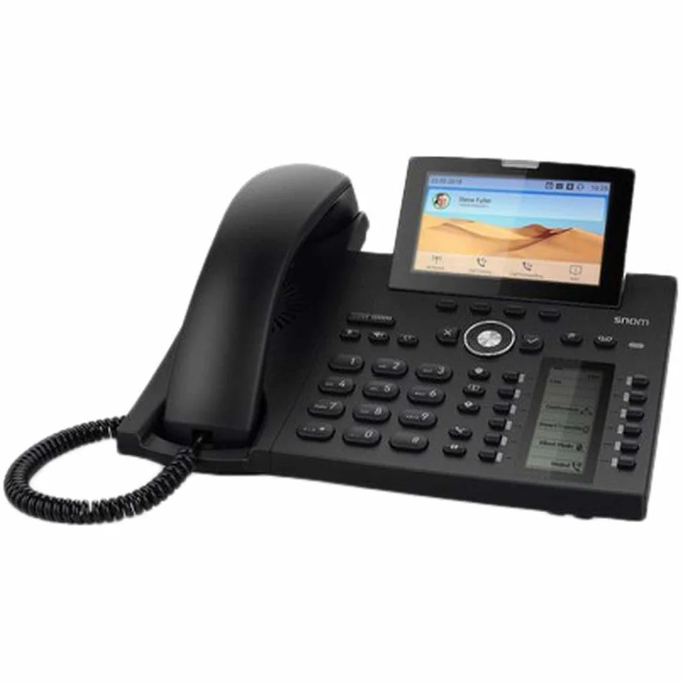 Snom D385, 4340 Telefon Biurkowy, D385, Czarny