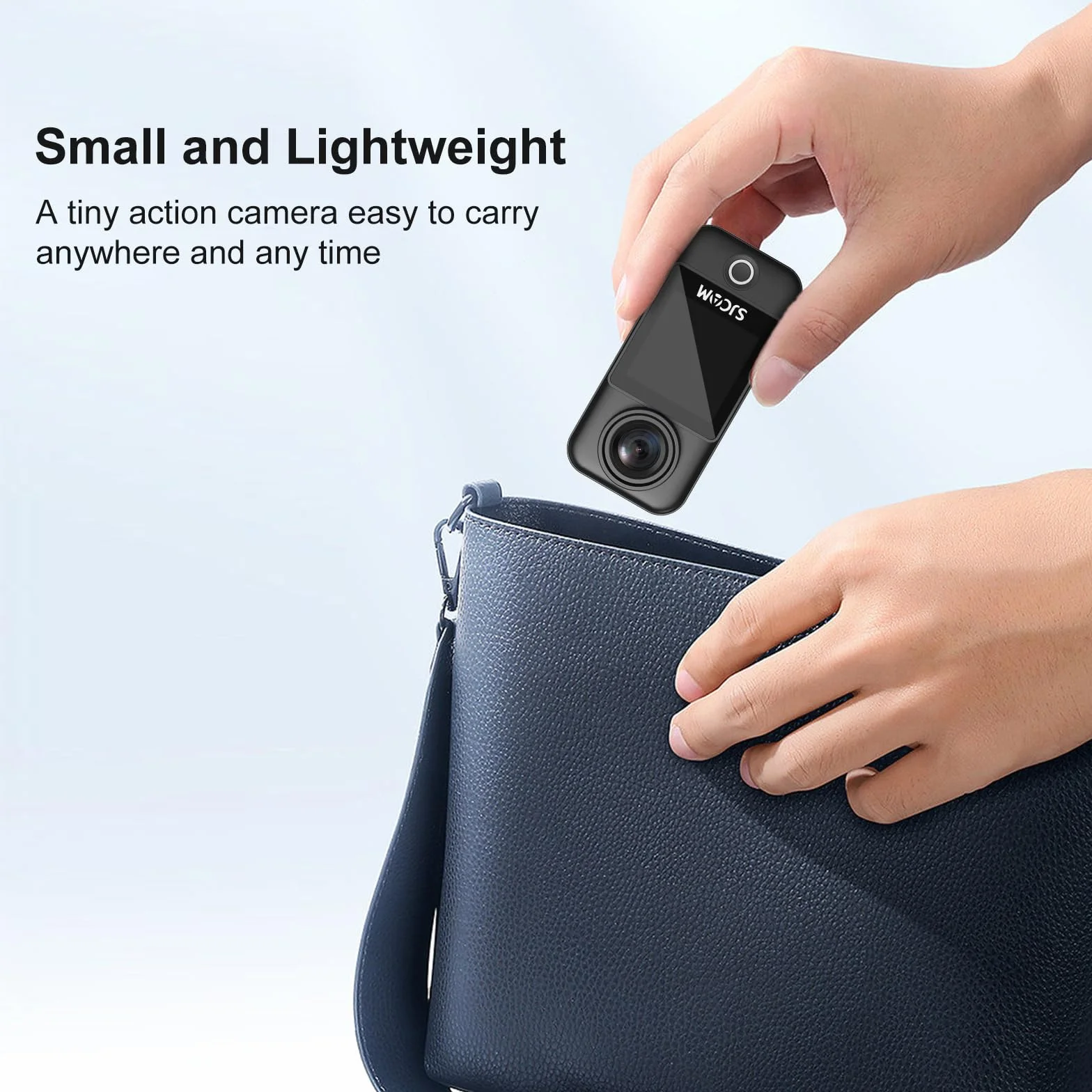 SJCAM C300 Pocket Action kamera sportowa 4 K30 kl./s, ekran dotykowy 1,33", 2,4 G/5G, Dual WiFi 20 MP, kamera na kask, 6-osiowy EIS, kamera podwodna 30 m, wodoszczelna