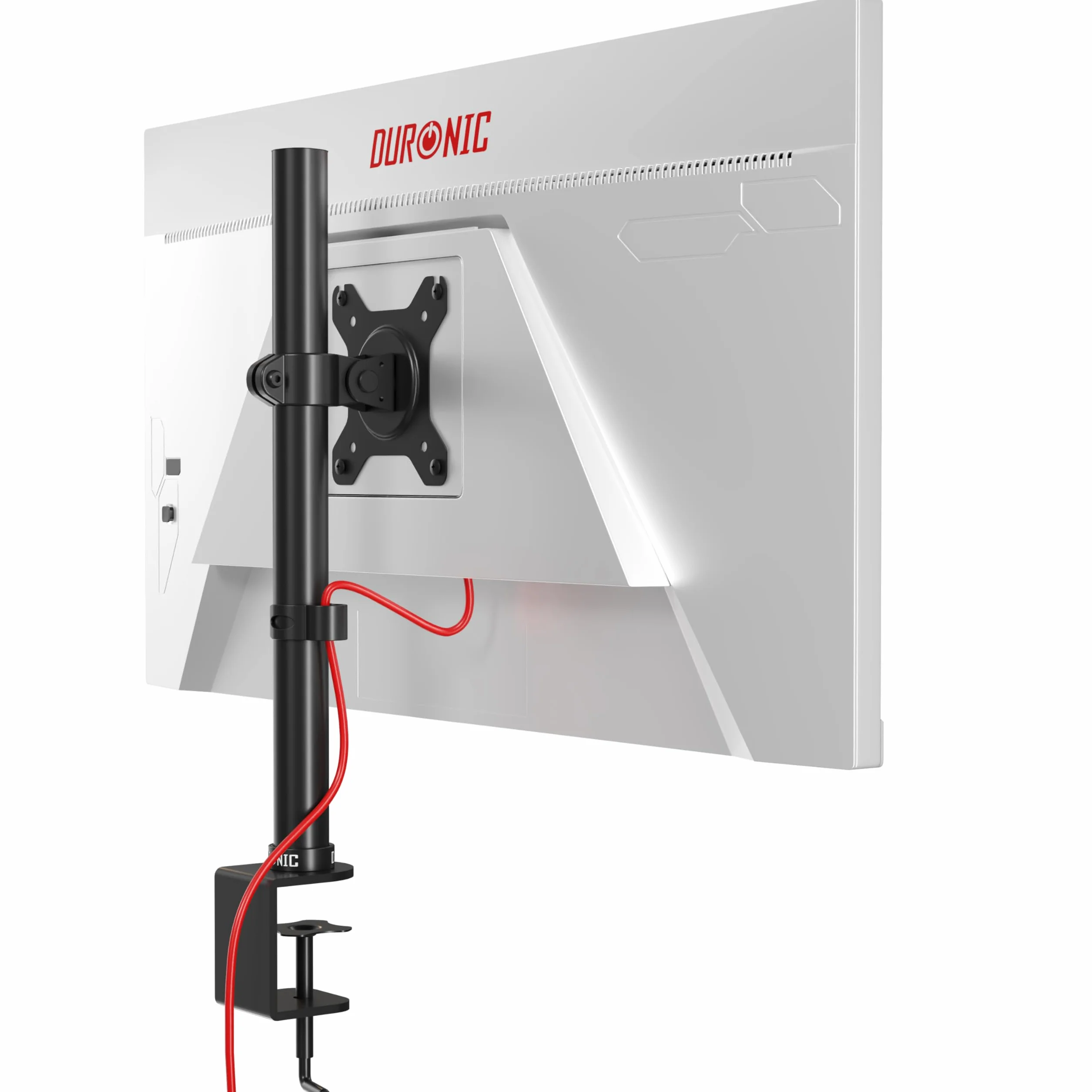 Duronic DM151X1 Uchwyt do jednego monitora do 8 kg VESA75 100 monitor 13-27 cali piwot