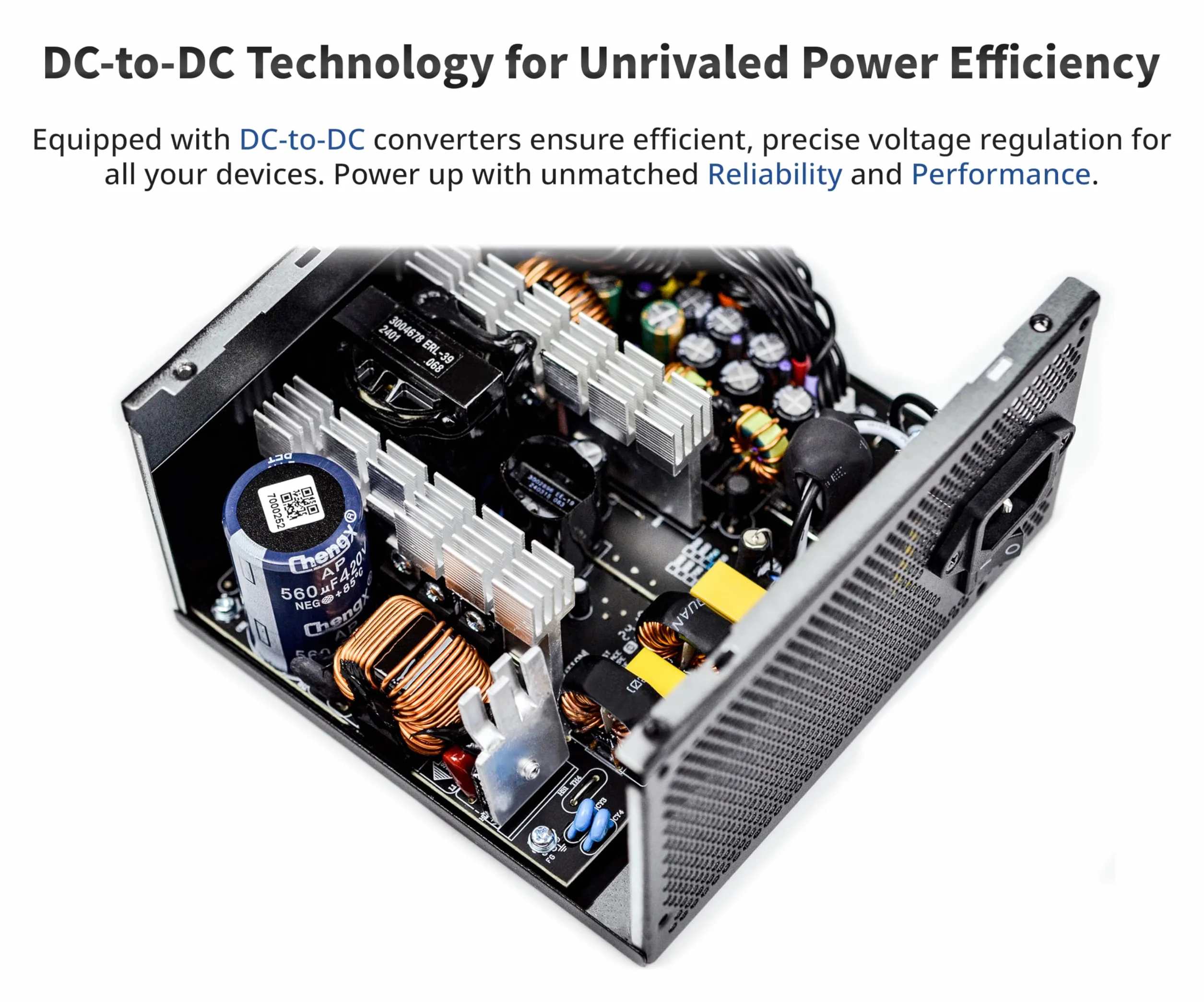 MONTECH APX 650W-zasilacz niemodułowy, 80 Plus, technologia konwertera Intel ATX12V-DC na DC, konstrukcja kabla płaskiego dla poprawy wydajności cieplnej, wentylator 120 mm,