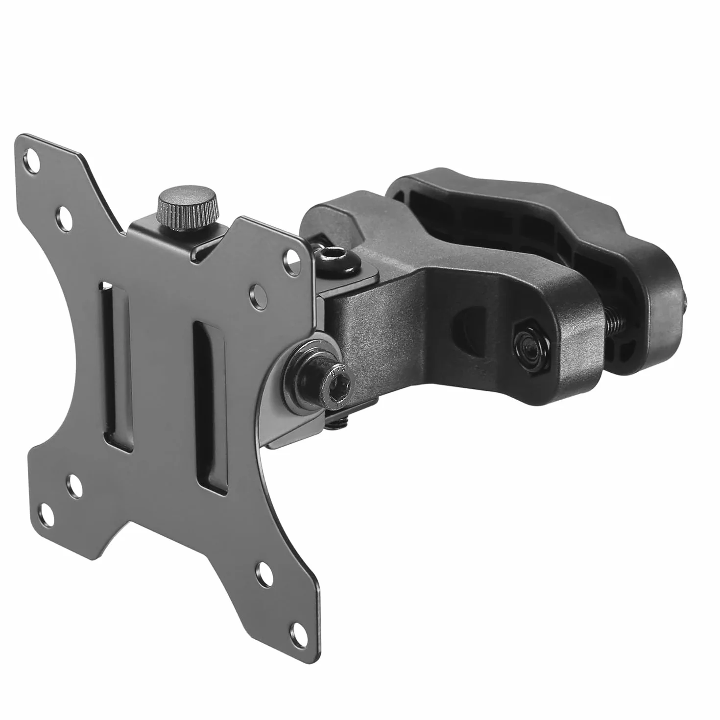 Maclean MC-983 uchwyt na słupek do monitora, uchwyt monitora 17-32" do 8 kg, średnica słupka/rury od 28 do 60 mm, ramię monitora