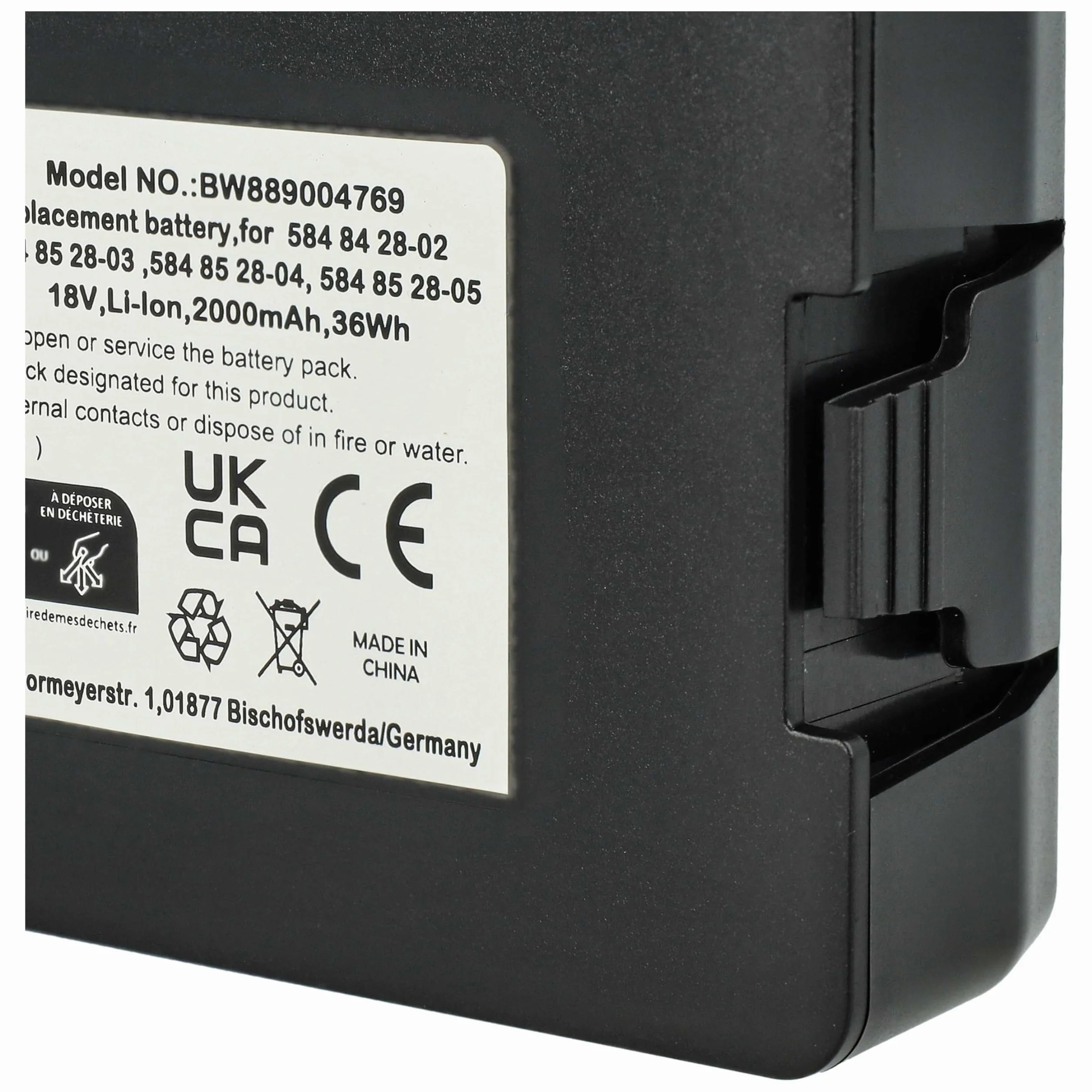 vhbw Bateria zamienna do Husqvarna 5902142-03, 5902142-04, 590 81 01-01, 590 21 42-03, 590 21 42-04 do robota trawnikowego (2Ah, 18V, litowo-jonowa)