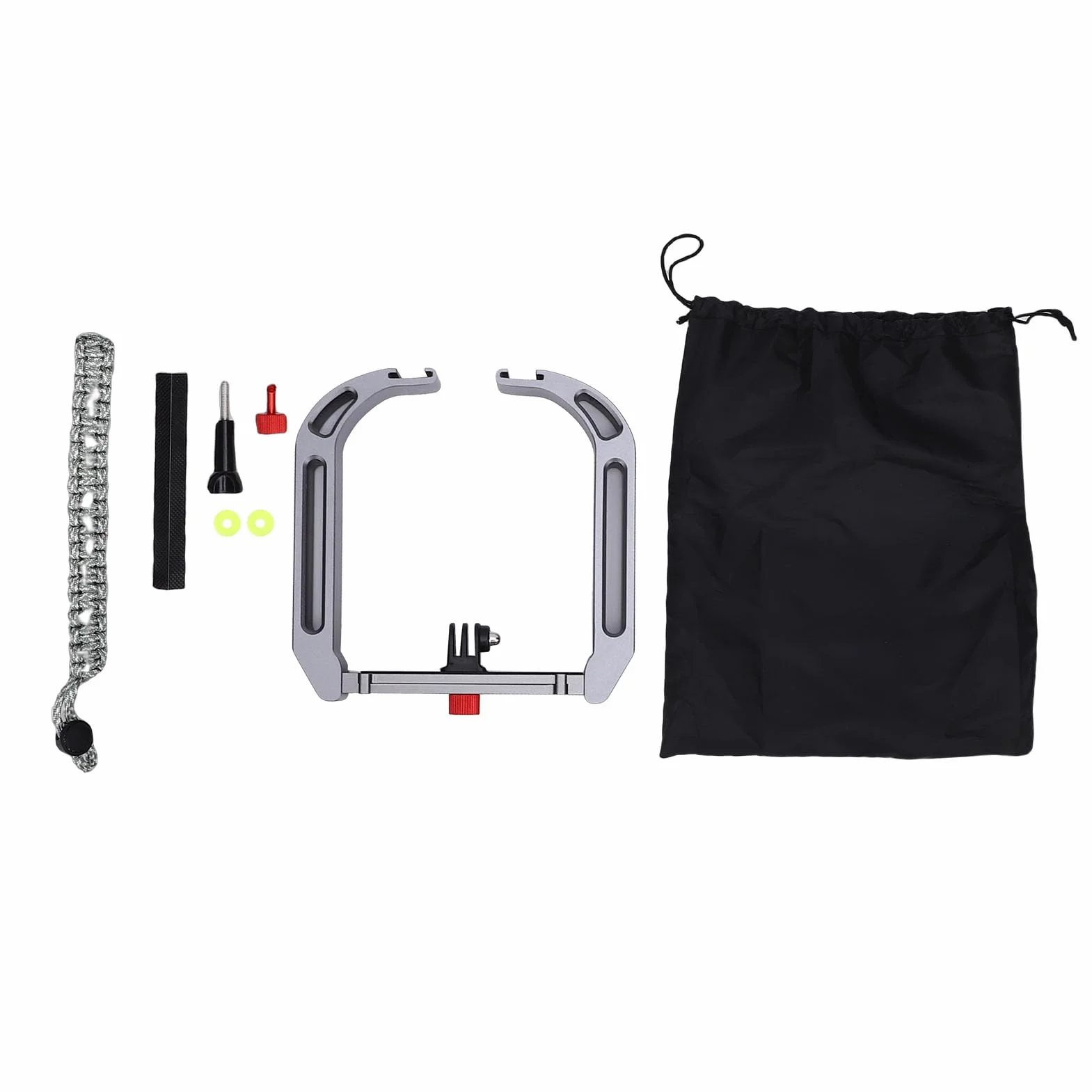 FILFEEL Zestaw Nurkowy ze Stopu Aluminium do Kamery Sportowej – Podwodny Stabilizator Kamery do Nurkowania z Ergonomicznym Uchwytem, ​​mocowania z Gwintem /4-20, Kompatybilny z Oświetleniem LED i