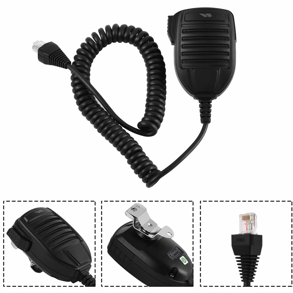 Radio, 8-pinowy ręczny mikrofon głośnikowy RJ45 z przyciskiem PTT dla dla Vertex VX2500 VX2508 VX2208 VX2108 Walkie Talkie