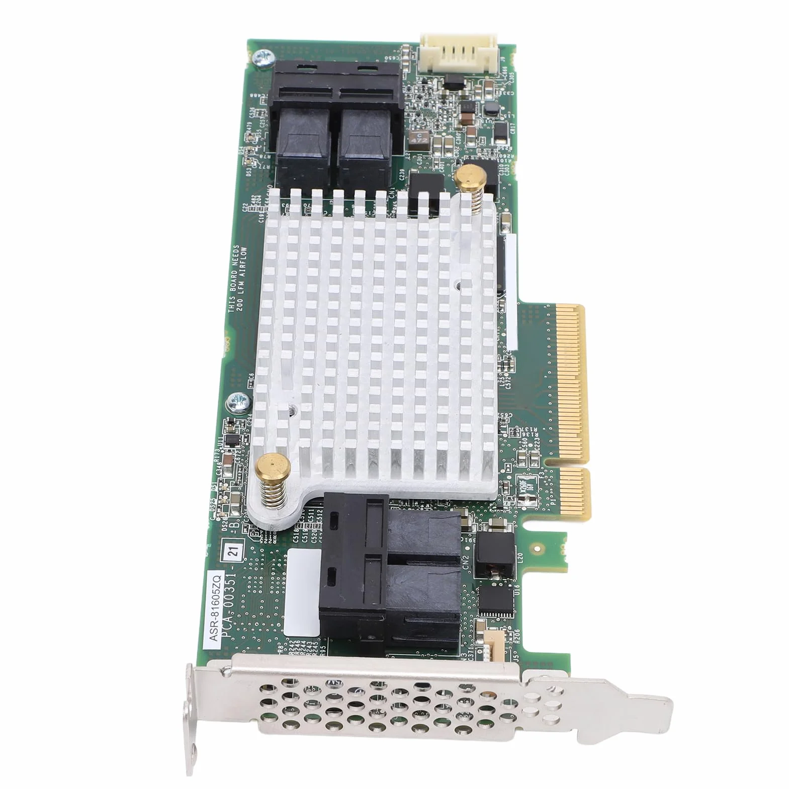 Karta ASR 81605ZQ 12 GB/s 1 GB Pamięci Podręcznej 16 Kanałów 256 urządzeń Pamięci Masowej Karta Kontrolera PCIe X8 Przesyłanie Danych w górę Macierzy SAS Macierzy PCIe X8 Kontroler