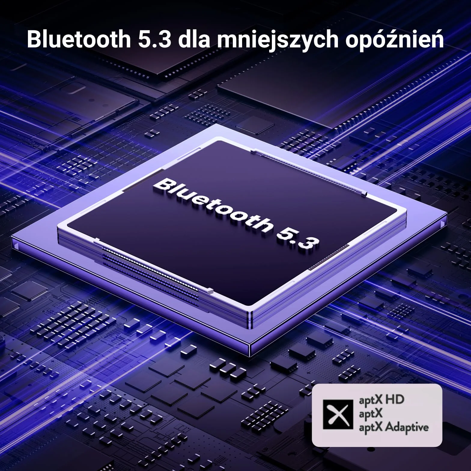 UGREEN USB C AptX 5.3 Bluetooth Dongle Adapter dla PS5/Switch/PC - Zestaw Głośnomówiący dla Windows/MacOS, Plug and Play (Tylko Audio)