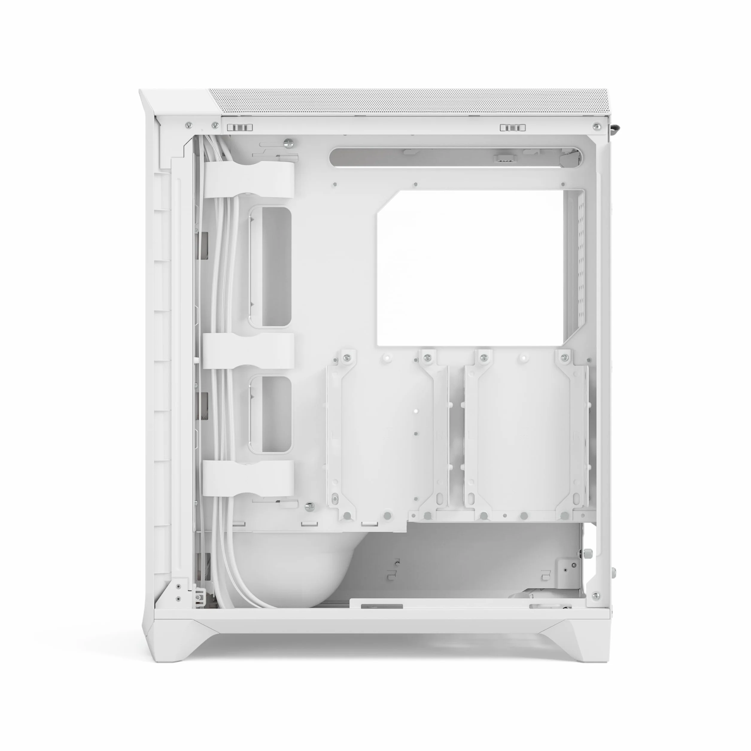 Fractal Design Meshify 3 RGB białe szkło hartowane przezroczysty odcień - obudowa do gier o wysokiej przepływności powietrza - siatka przednia - trzy ARGB moment 14 stycznia 2 wentylatory w zestawie