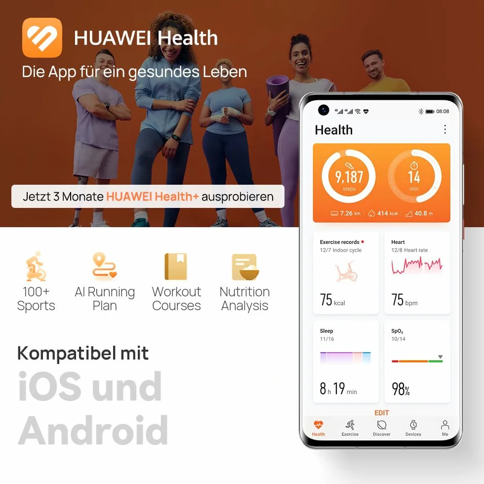Huawei Watch Fit 2 Złoty/Różowy