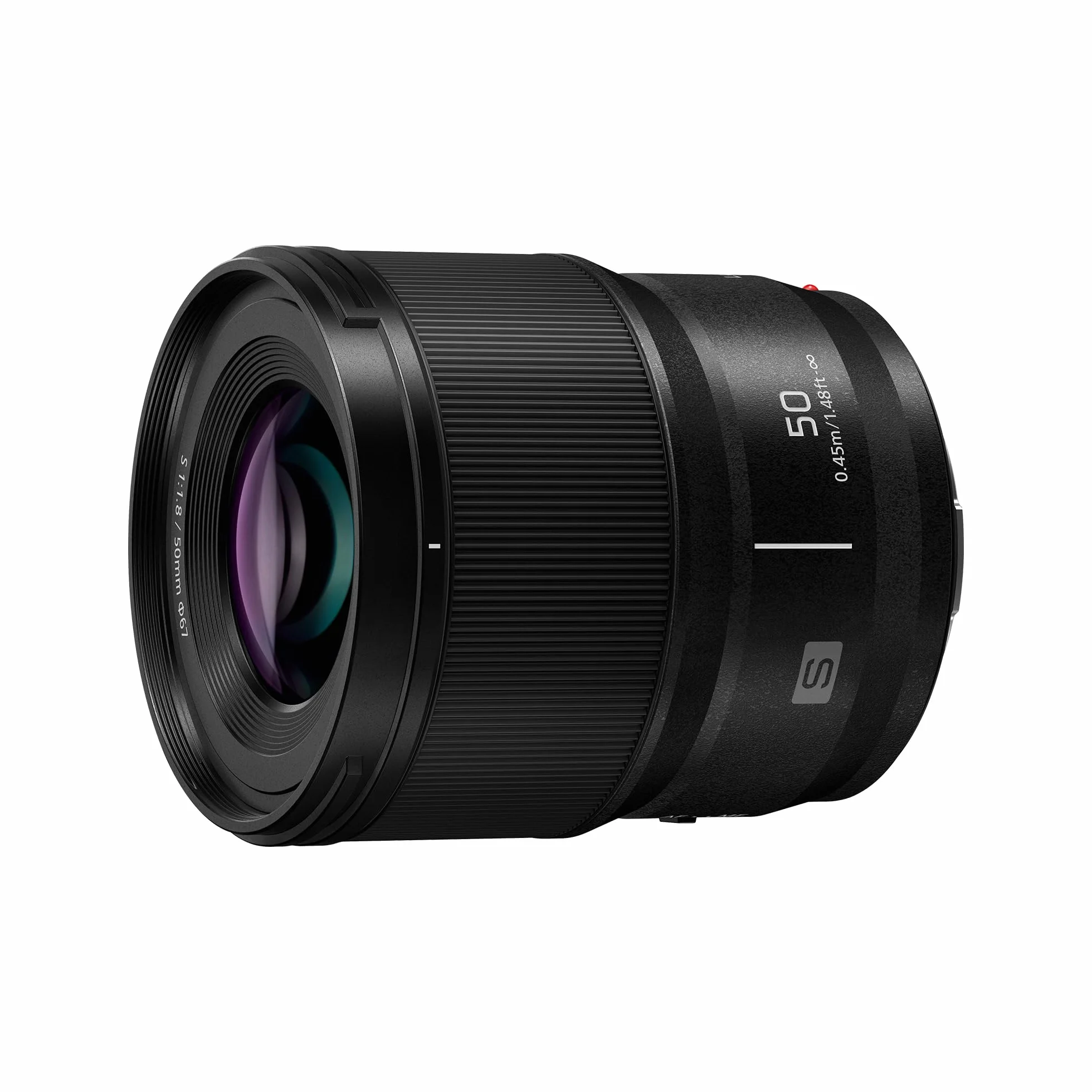 Panasonic S-S50 standardowy obiektyw stałoogniskowy (50mm, F1.8, pełna klatka FF, mocowanie L-Mount, odporny na kurz, mróz i zachlapanie), czarny
