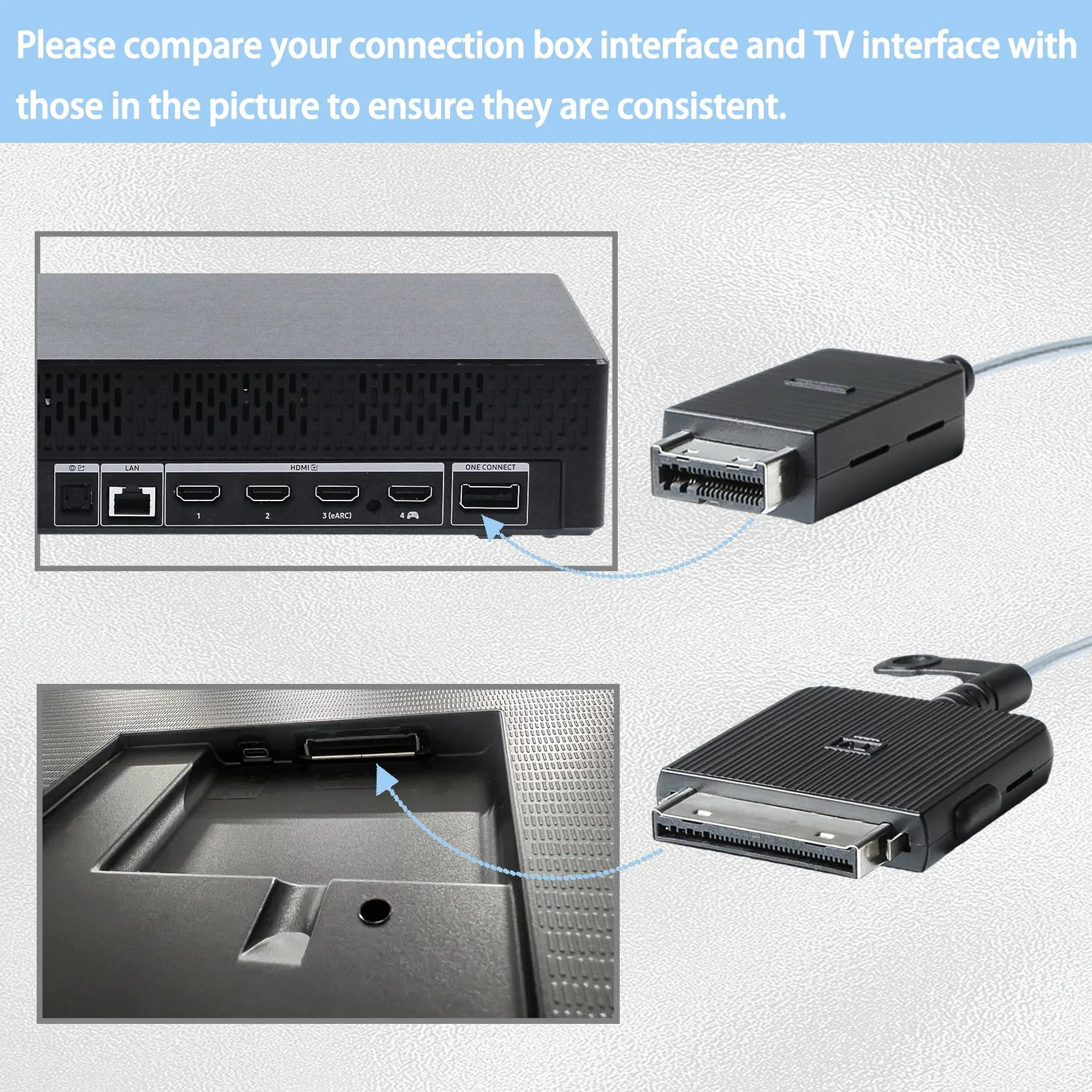 Do ramki QLED 4K Smart TV One Invisible Connect Cable QLED One Invisible Connect Cable BN39-02470A do telewizora QN65LS03RAFXZA QN65LS03C