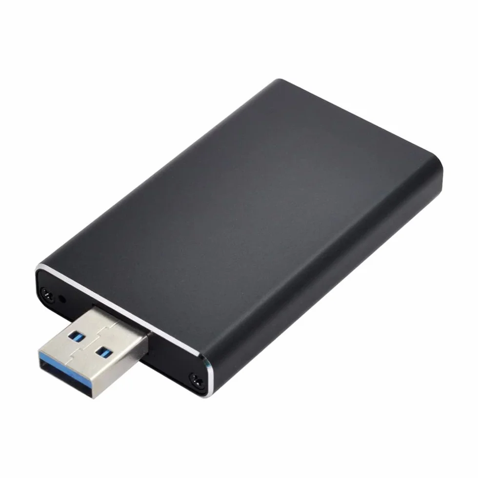 Mini PCI-E mSATA na USB 3.0 zewnętrzny dysk SSD PCBA Adapter z obudową