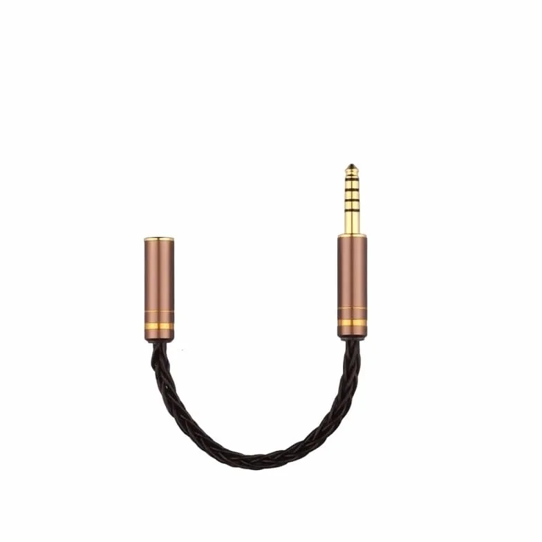 Premium 2,5 mm 3,5 mm 4,4 mm kabel audio HiFi adapter do słuchawek 2,5 3,5 4,4 gniazda męskie żeńskie złącze h&*igh qu>ality przewód (4,4 m do 3,5F)
