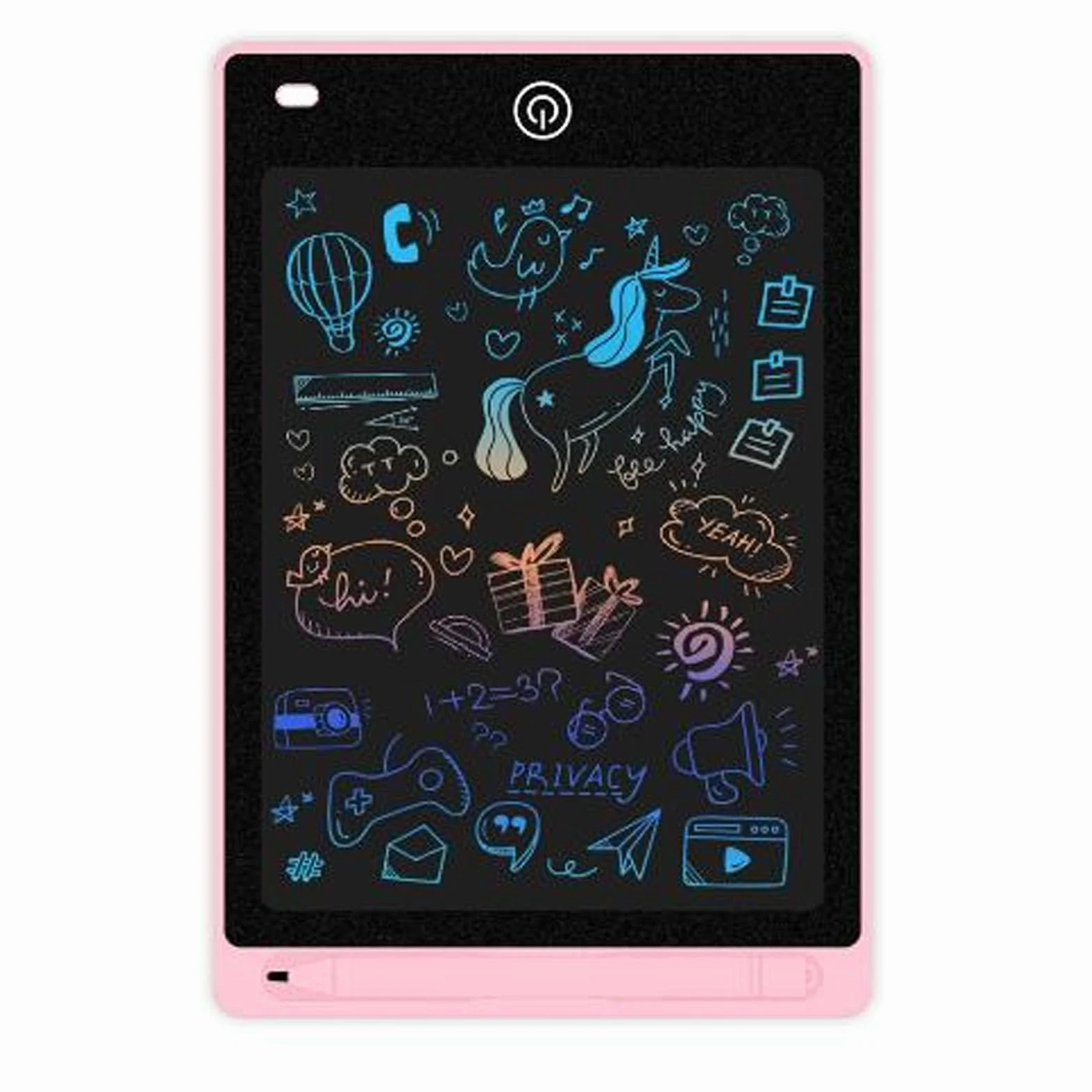 Tablet do Pisania LCD, 10 Cali, Odporny na Wstrząsy, Technologia Czuła na Nacisk, Przenośny Tablet do Rysowania dla Domu i Małych Dzieci (Cosikivtnaxi9fus-13)