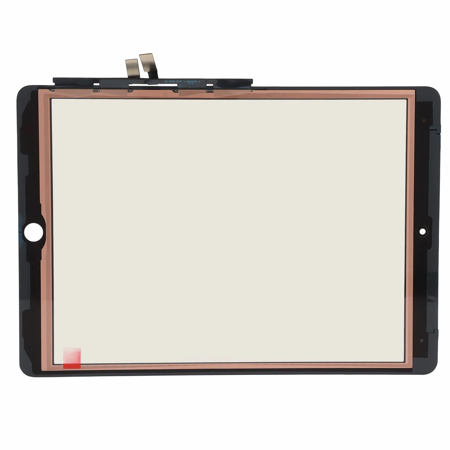 Zespół Digitizera Ekranu Dotykowego do Czarnego Tabletu IOS 9 2021 9. Generacji 10.2 A2602 A2603 A2604 A2605, Wymiana Przedniego Panelu ze Szkła Hartowanego, trwałość i odporność na Zużycie