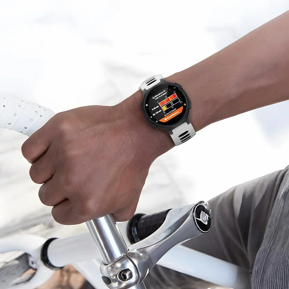 NotoCity Kompatybilny z paskiem Forerunner 230/235/620/630/735XT Regulowany pasek zastępczy oddychający sportowy tracker fitness do bransoletki Forerunner..