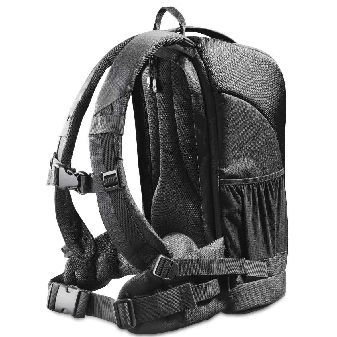 Mantona Scout Trekking 2 w 1 zestaw (łącznie z plecakiem trekkingowym i statywem do aparatu Scout 142 cm, nadaje się do lustrzanek cyfrowych i systemowych, z ochroną przed kradzieżą)