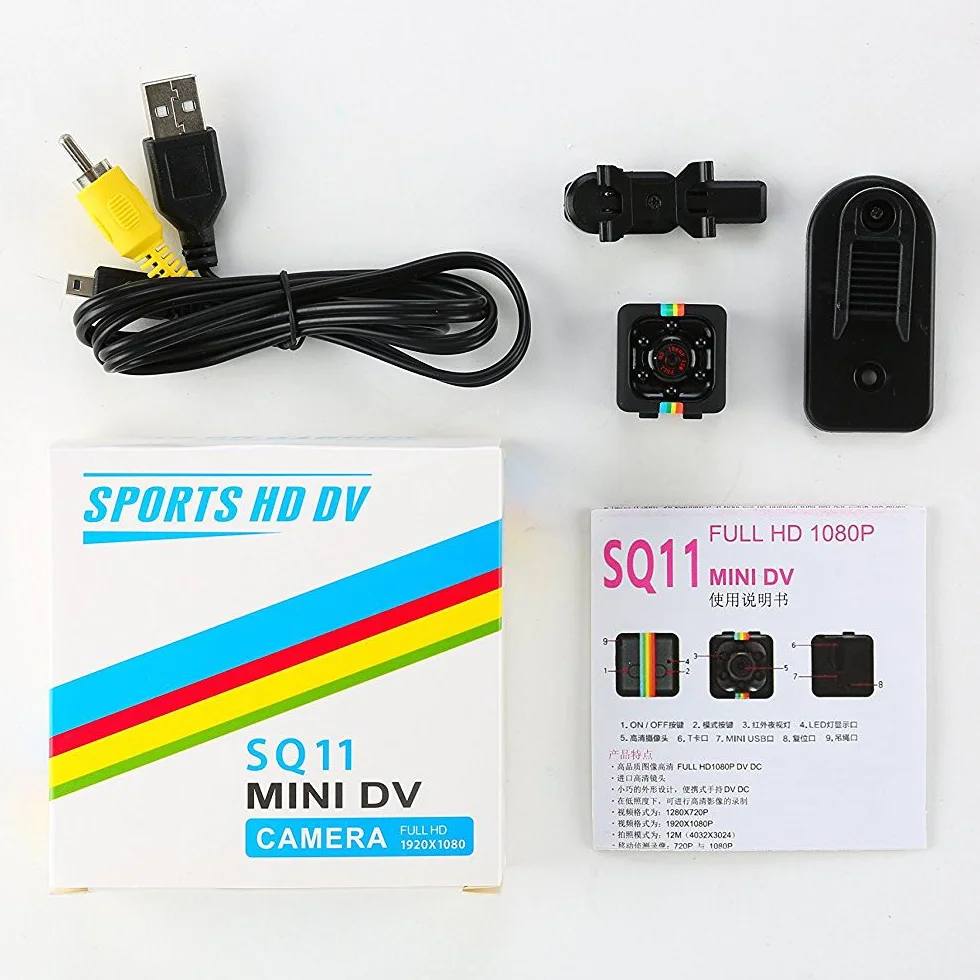 TEMPO DI SALDI Mikro kamera szpiegowska HD mini kamera wideo noktowizor