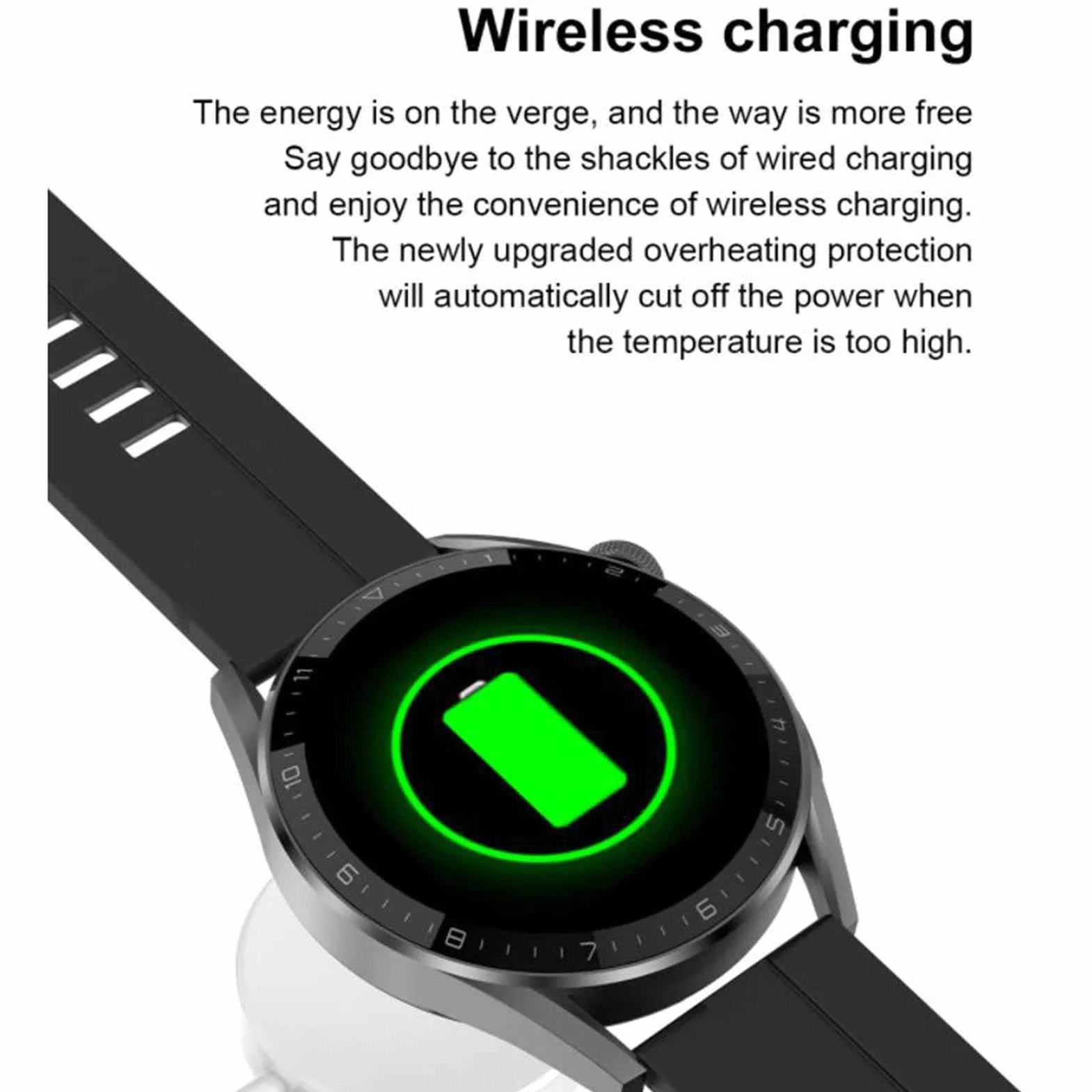 Inteligentny zegarek dla mężczyzn Kobiety 1,36-calowy okrągły w pełni dotykowy kolorowy ekran NFC Smartwatch Połączenie Bluetooth Asystent głosowy Hasło Śledzenie ruchu Śledzenie aktywności (B) little