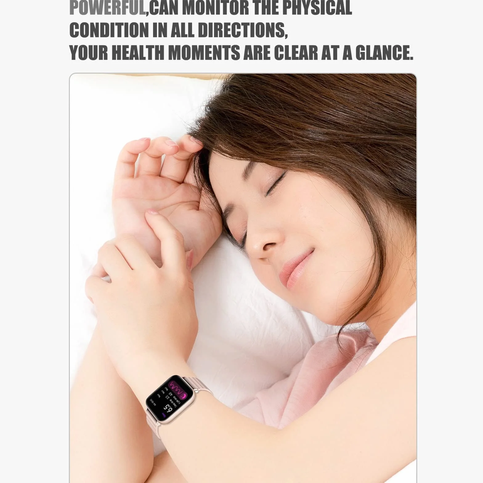 Inteligentny zegarek na telefony z systemem Android/iOS 1,54-calowy ekran dotykowy Fitness Tracker dla mężczyzn Kobiety Smartwatch z połączeniem Bluetooth/muzyką IP67 Wodoodporny zegarek fitness