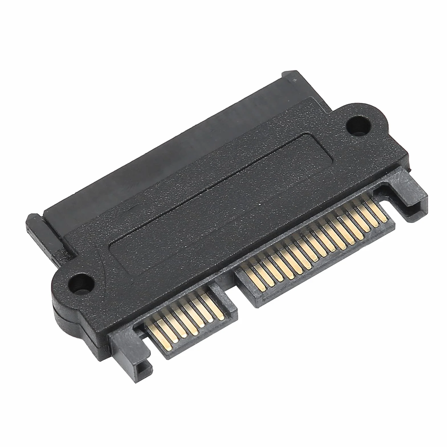 Konwerter SFF-8482 SAS na SATA 15PIN Czarna Obudowa Plastikowa