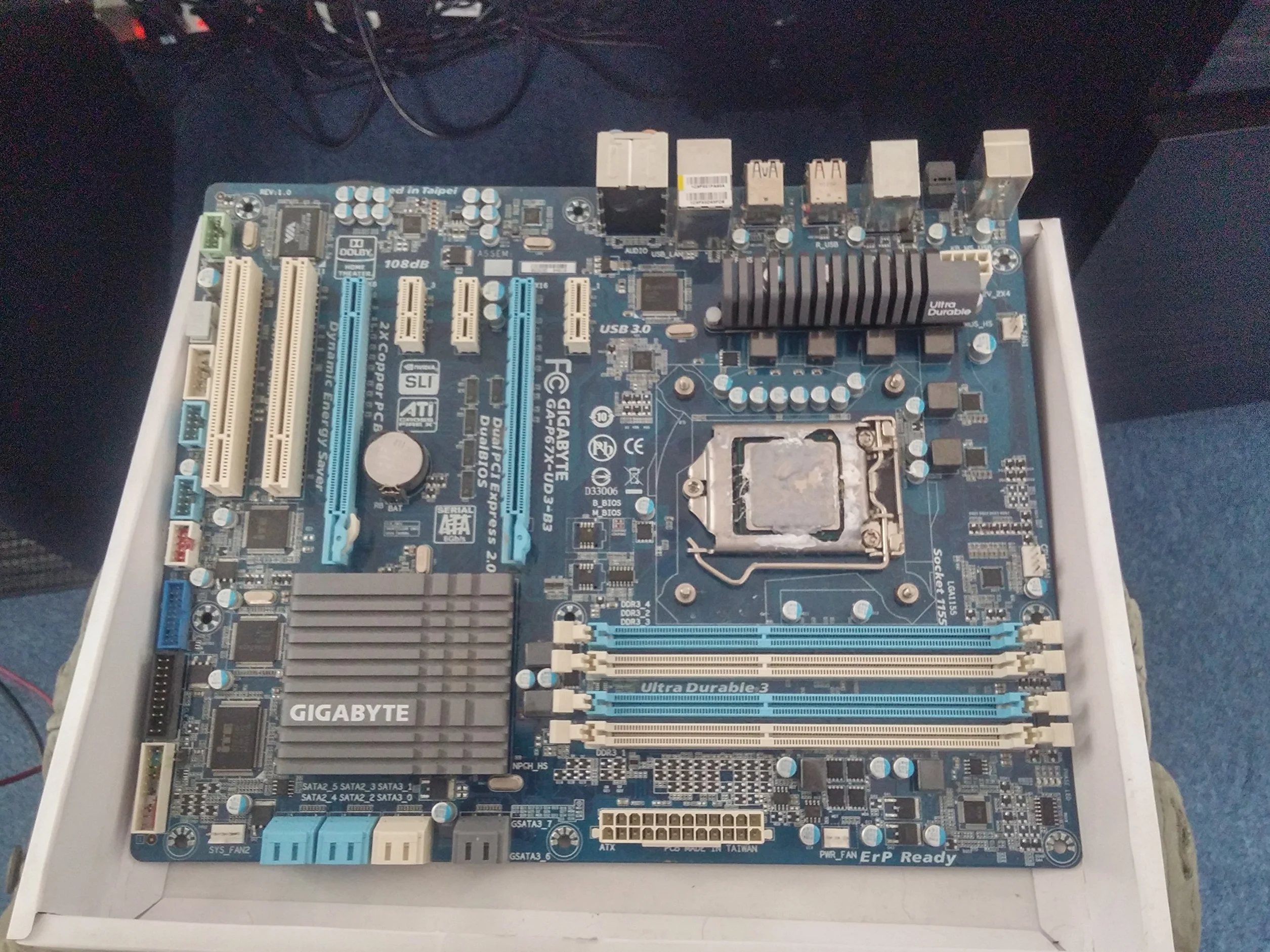 Gigabyte GA-P67X-UD3-B3 Płyta główna (Dual, Intel, PC, Intel P67, Award, Marvell 88SE9172)