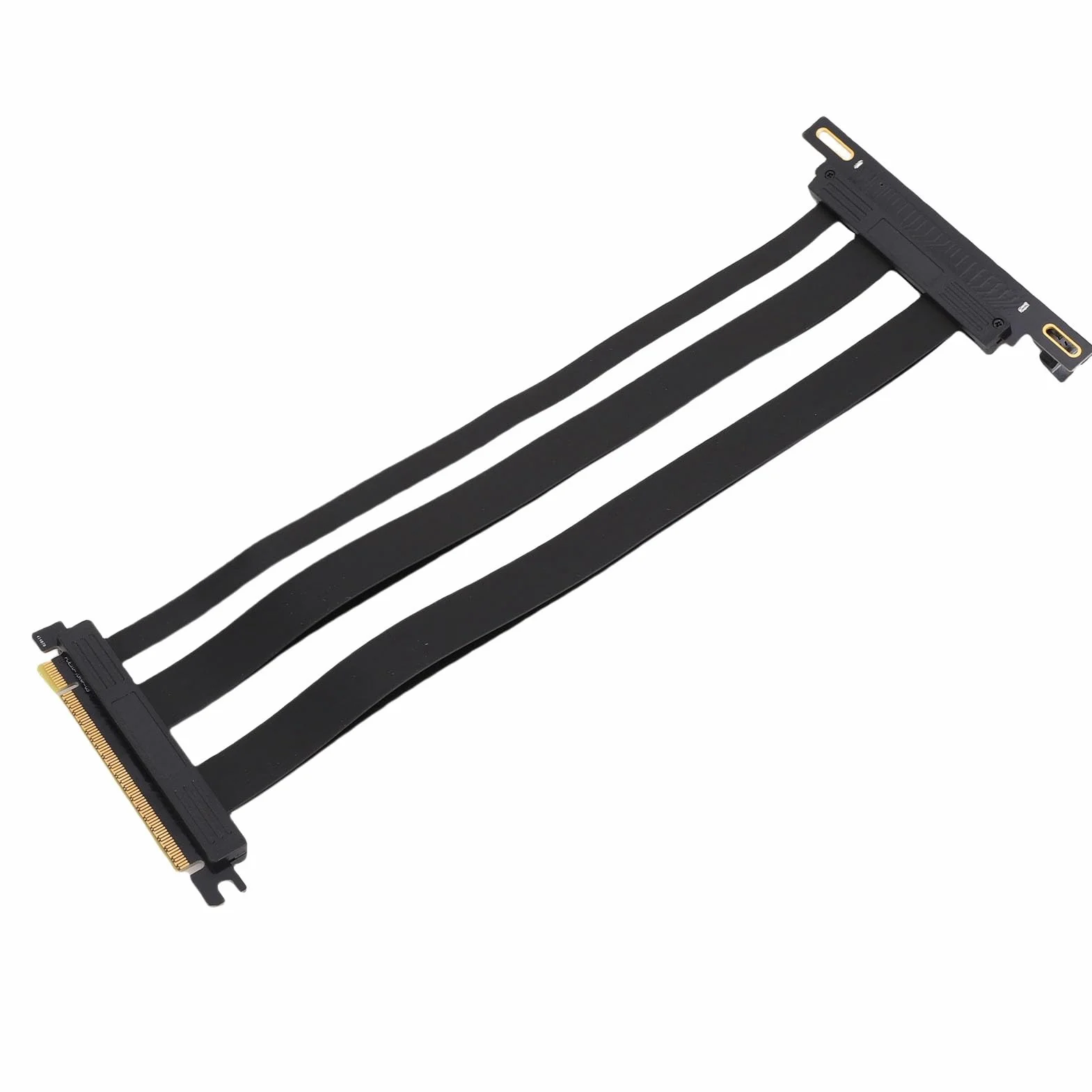 Generic Ekranowany Kabel Riser PCIe 5.0 X16 do RTX 4090 (Ti) Kabel Przedłużający 128 Gb/s do Obudowy Komputera PC Serwer o Małej Przestrzeni ITX Buduje się w Kolorze Czarnym (40cm) (30cm)