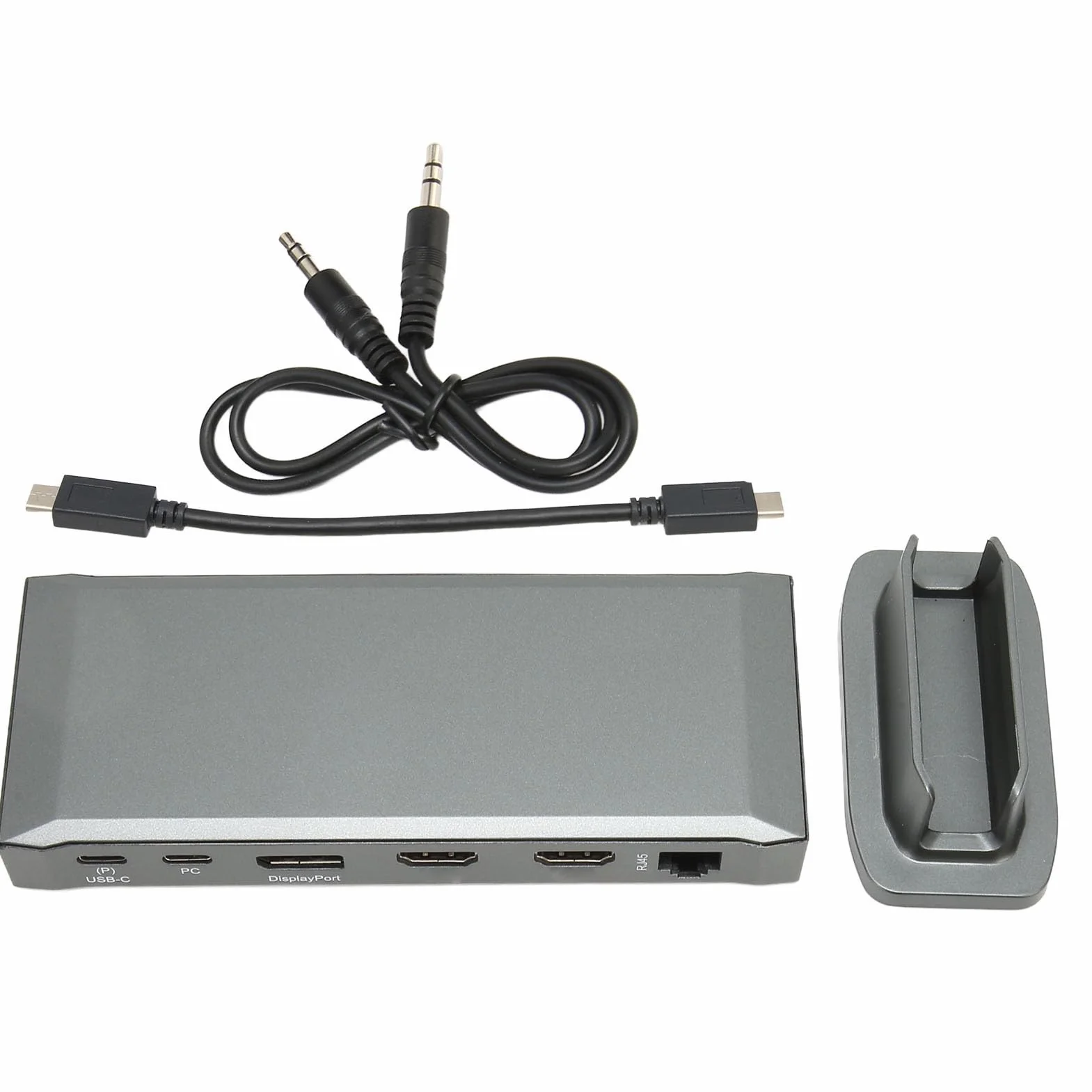 Stacja Dokująca USB C 13 w 1, Szybkie ładowanie, Potrójny Adapter do Monitora dla MacBooka i Laptopów z Systemem ABS