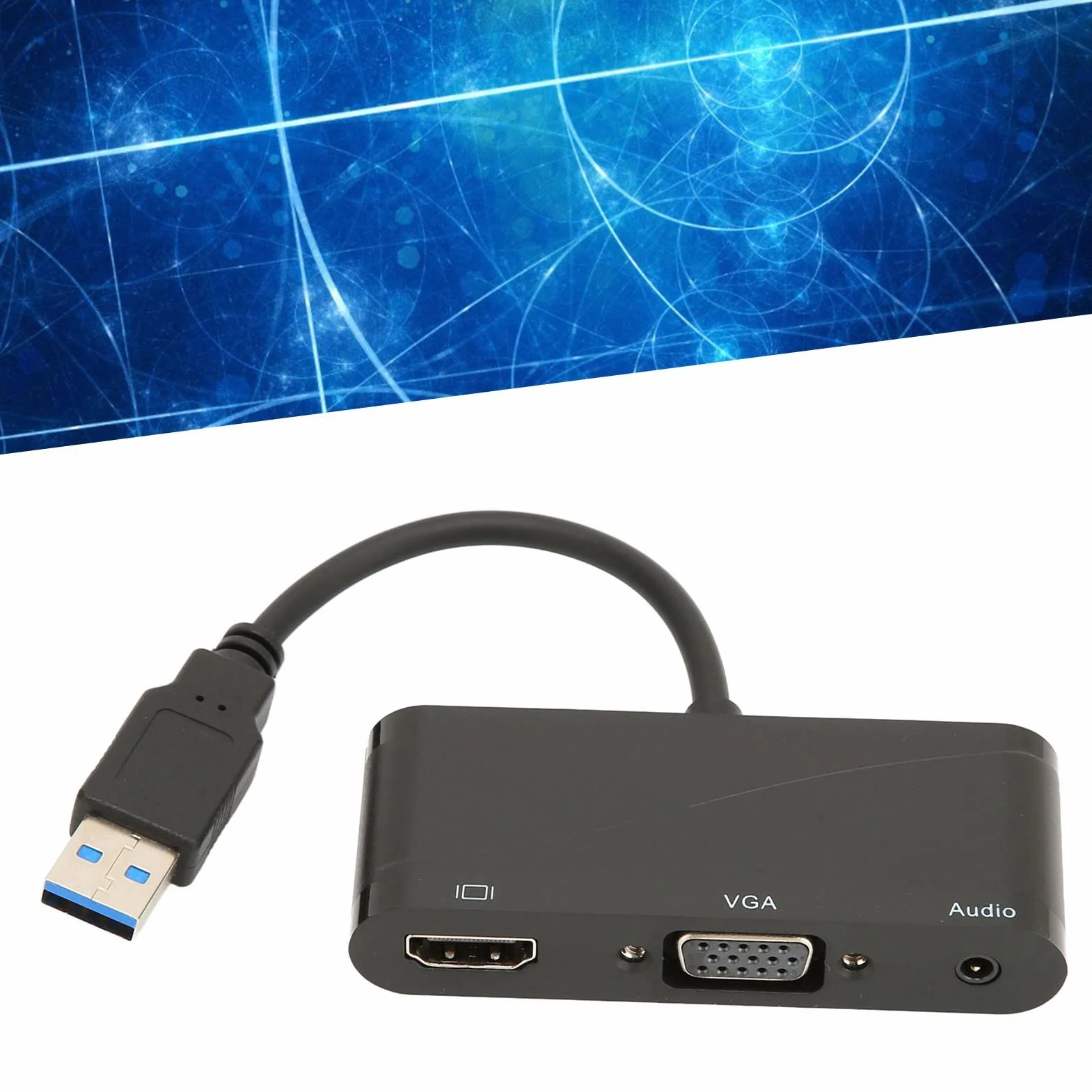Adapter USB 3.0 na HDMI VGA 1080P 5 Gb/s do laptopa