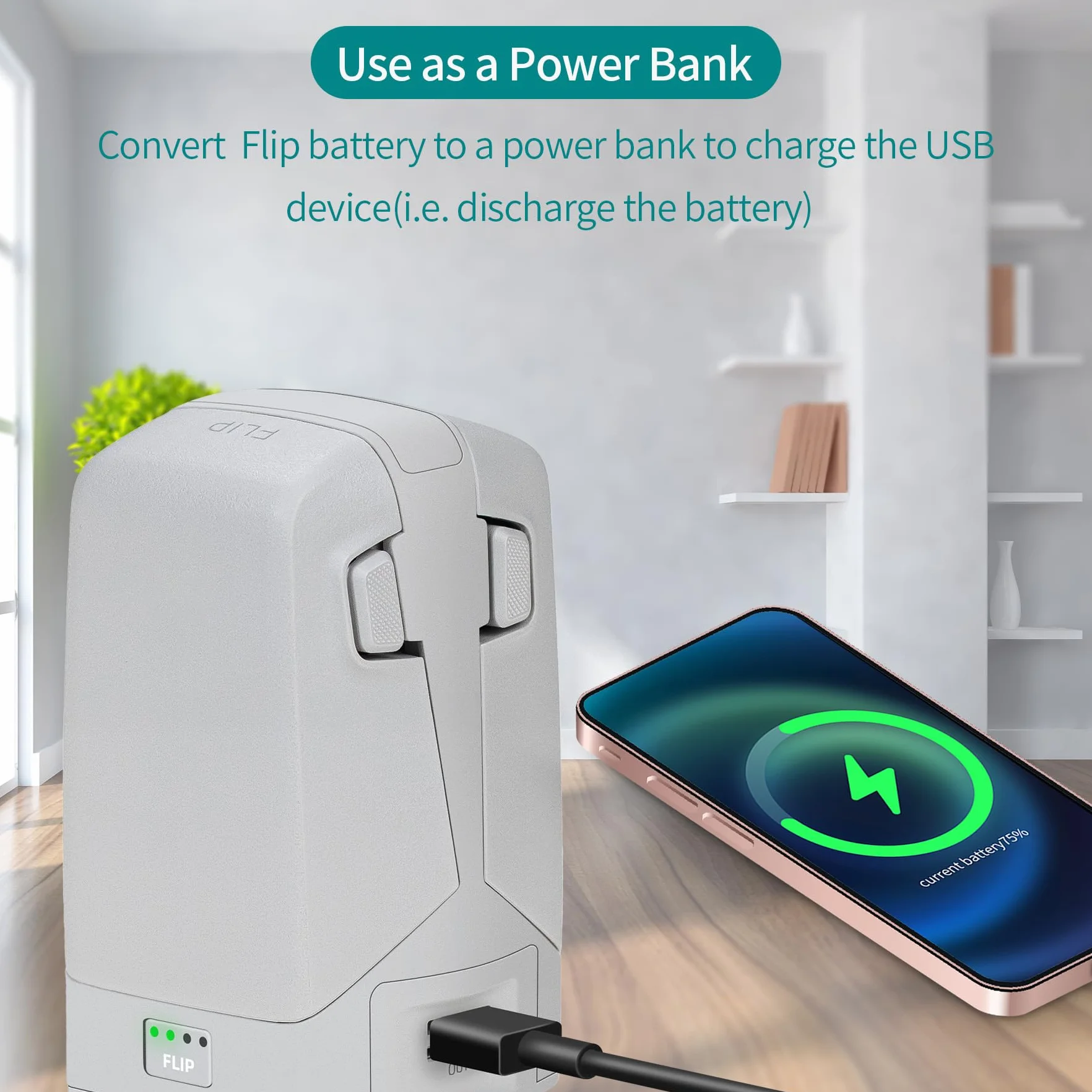 Ładowarka do baterii nadaje się do DJI FLIP, ładowarka FLIP Battery Manager, urządzenie do konserwacji baterii, odwracane równoległe piasty ładowania, akcesoria do ładowania
