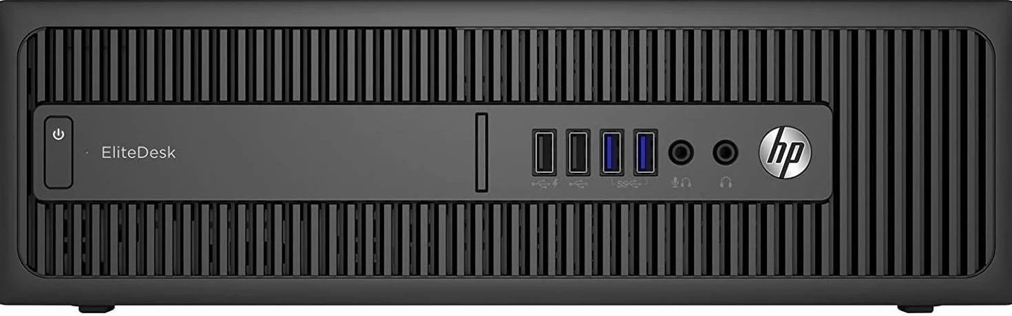 Hp EliteDesk 800 G1 SFF 27-calowy monitor (Intel Core I5-4570, 8 GB RAM, dysk SSD 240 GB, WiFi, Windows 11 Professional 64-bitowy) (odnowiony) (z urządzeniami peryferyjnymi)