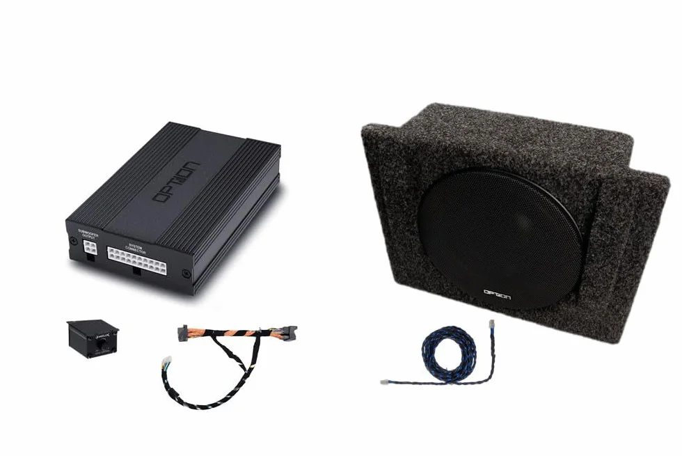 Option System dźwiękowy DSP V2 kompatybilny z VW T7-100% Plug & Play Soundupgrade ze wzmacniaczem DSP z subwooferem