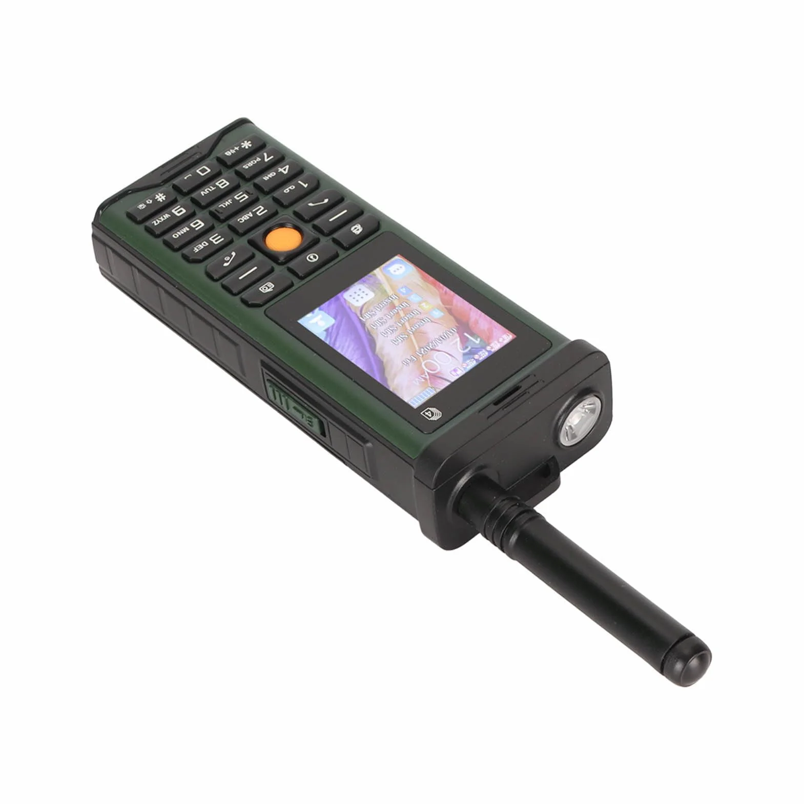 Wytrzymały Telefon SG8800 Odblokowany Telefon Komórkowy dla Seniorów, Telefon dla Seniorów z Dużymi Przyciskami na 4 Karty SIM z latarką, Dyktafonem, Kalendarzem, Budzikiem,