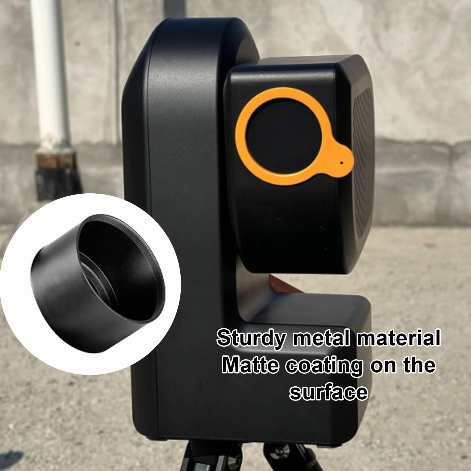 VBESTLIFE Osłona obiektywu teleskopu astronomicznego do Seestar S50, Edge M62 x 0,75 mm, dół M48 x 0,75 mm, akcesoria do teleskopów ze stopu aluminium