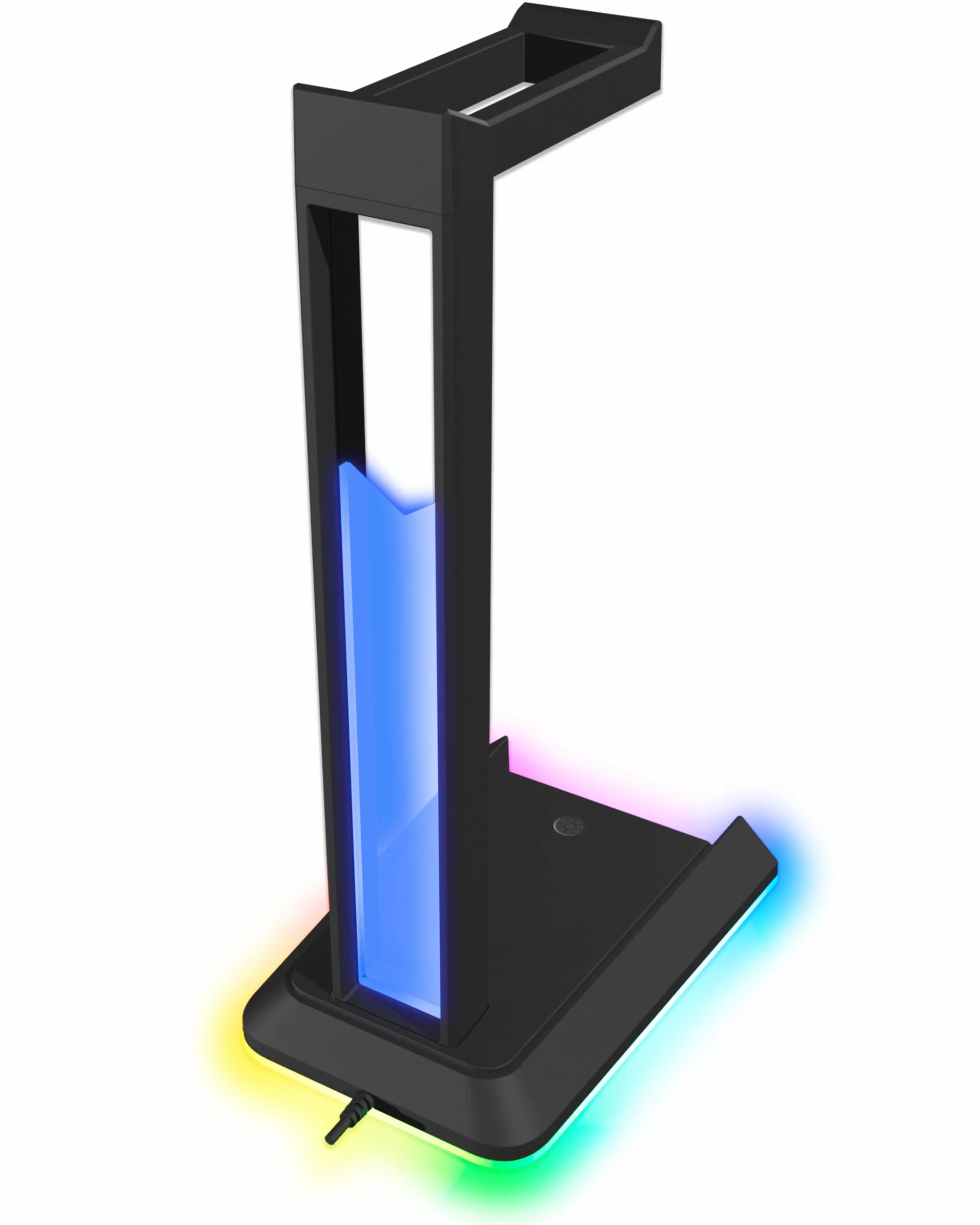 Speedlink EXCELLO NX Stojak na słuchawki RGB z 9 trybami LED, USB Hub 2.0 3 porty USB, czarny