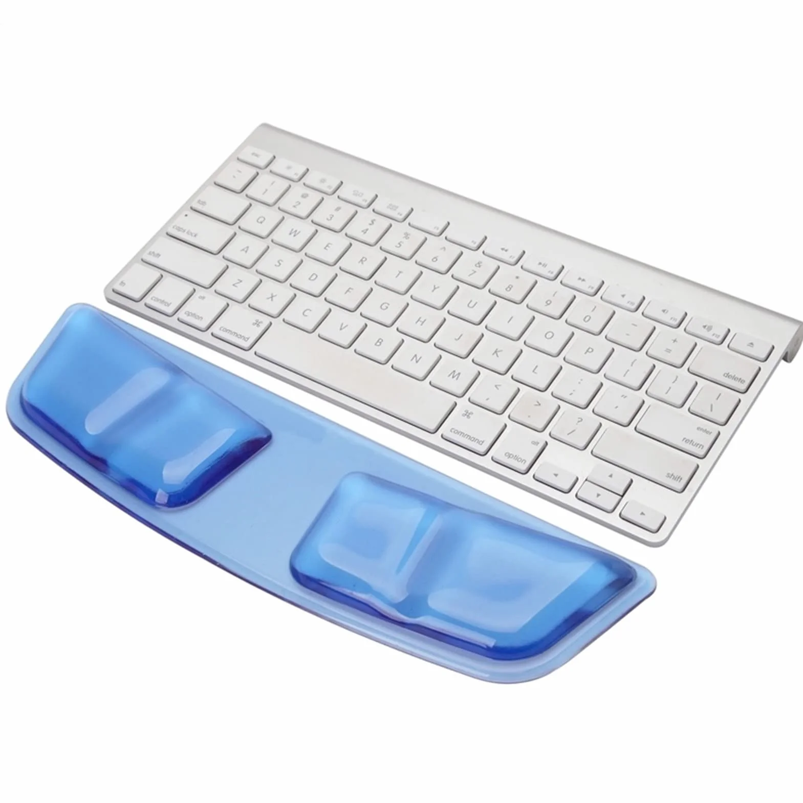 Ergonomiczna podkładka pod mysz podparcie nadgarstka podkładka pod mysz antypoślizgowa miękka silikonowa podkładka pod mysz zmniejsza nacisk dłoni odpowiednia do laptopów, komputerów, gier i biur (kolor: B)