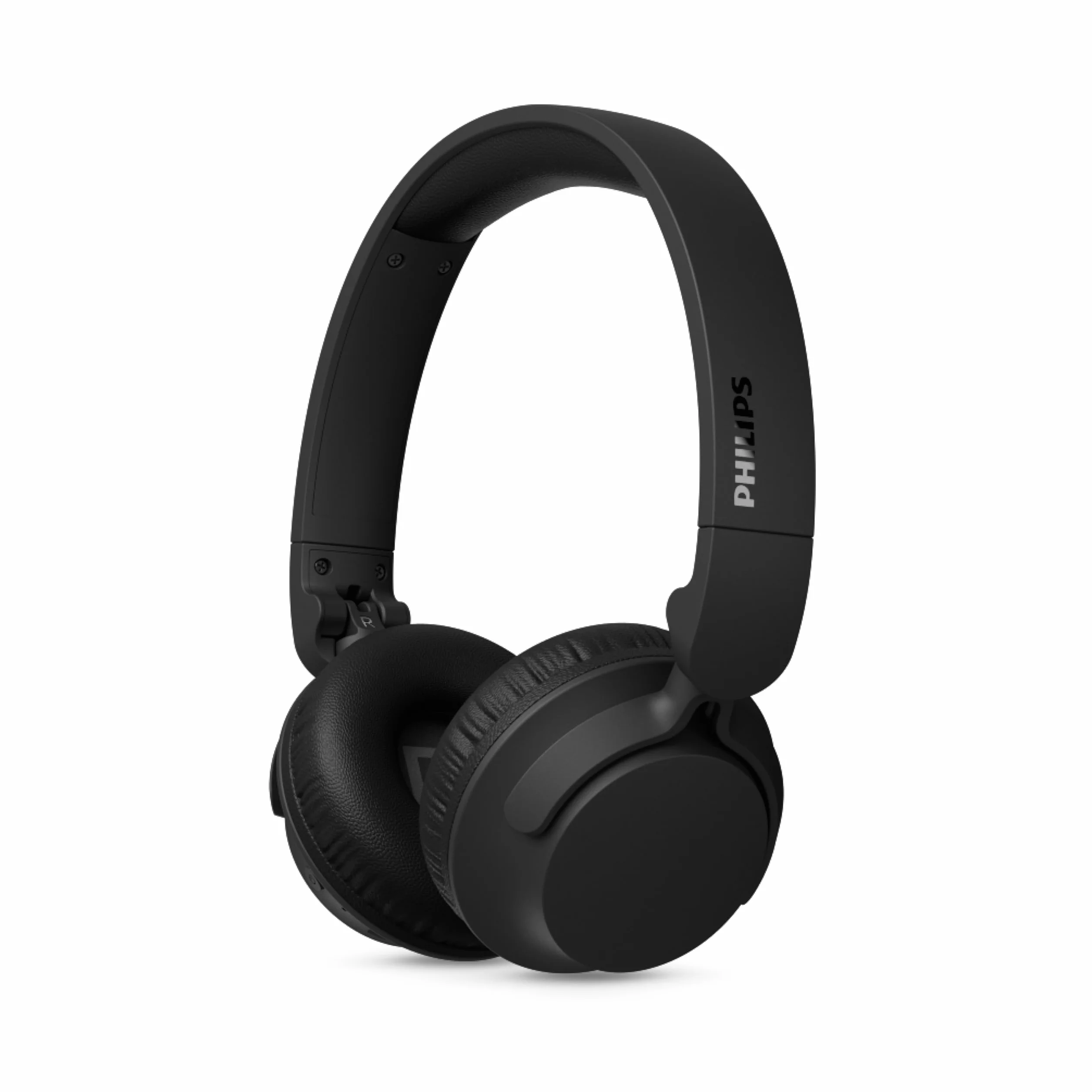 Philips Bezprzewodowe słuchawki nauszne TAH4500BK z redukcją hałasu, 70 godzin odtwarzania, Dynamic Bass, przetworniki 32 mm, Bluetooth 6.0 Multipoint, wymienne poduszki i akumulator – czarne