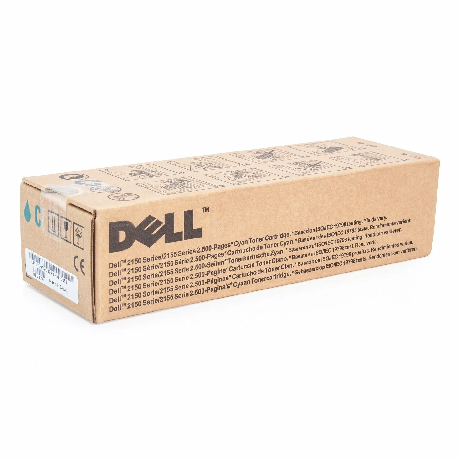 Dell Print Toner do 2150CN/CDN i 2155CN, cyan
