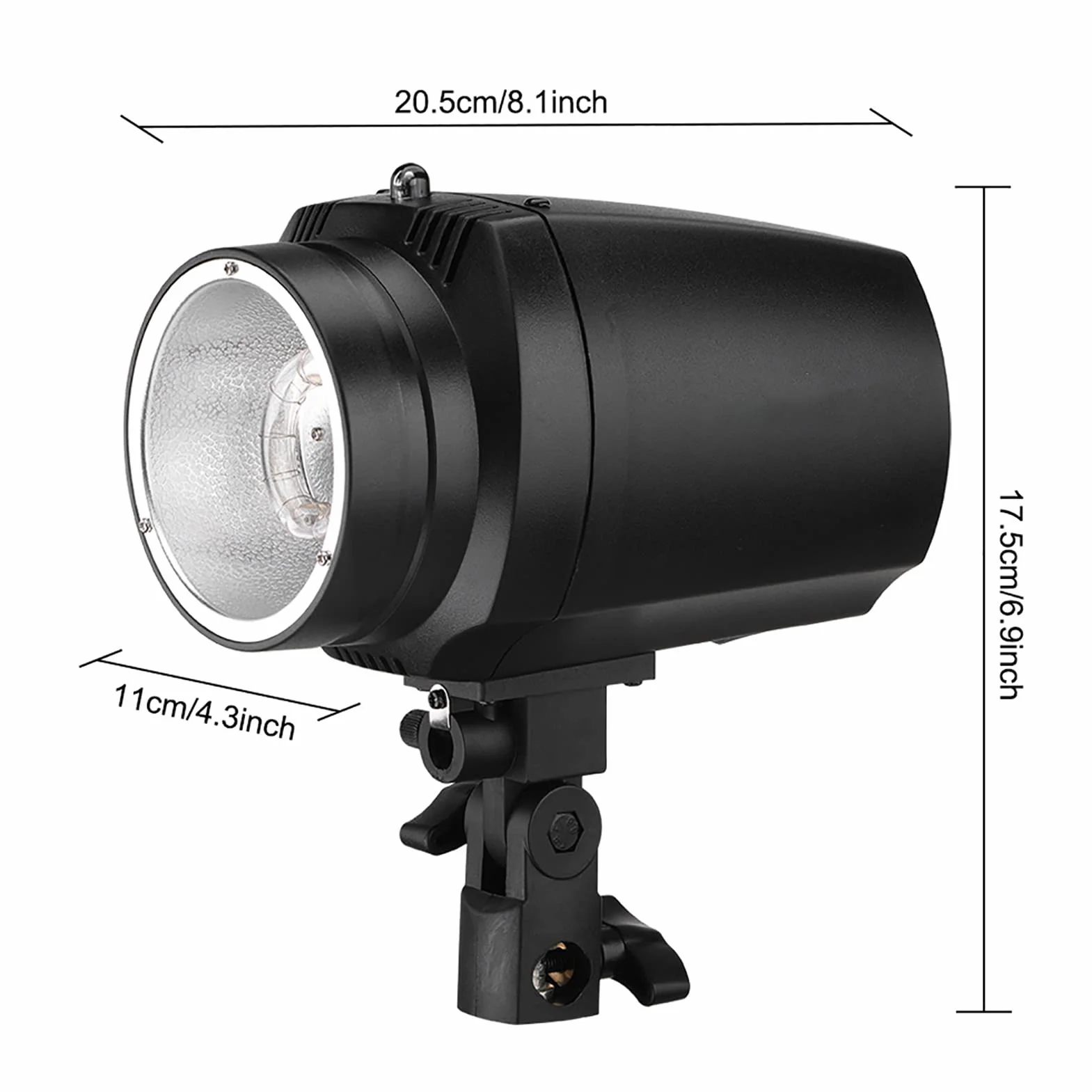VBESTLIFE GY-180 Mini - Studio Fotografia błyskowa, 180 W, 5500K GN38. (Czapka UE 220V)