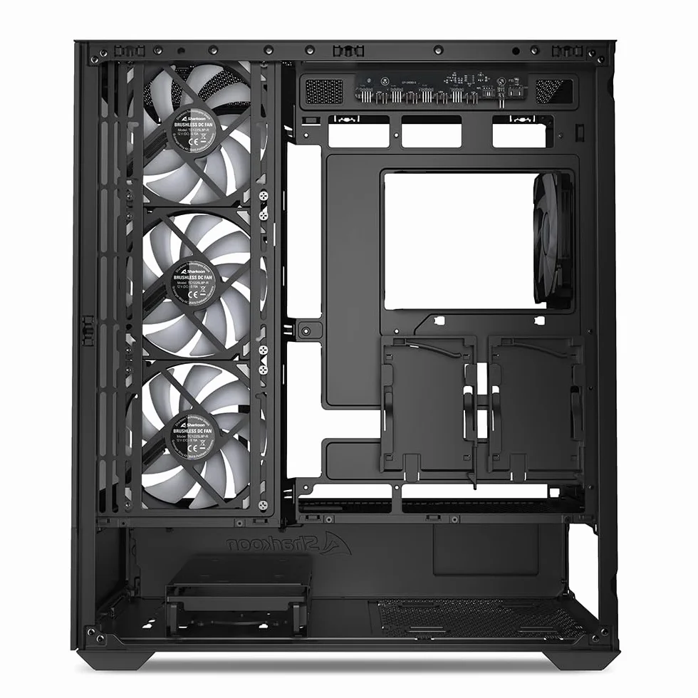 Sharkoon AK6 obudowa RGB PC, ATX, czarna
