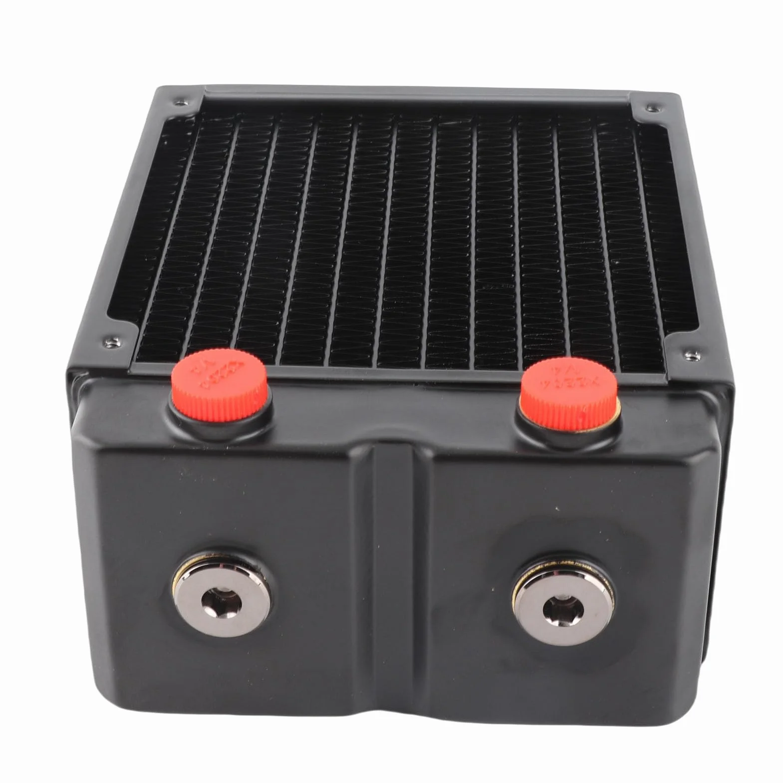 Acouto Chłodzenie Komputerowe Miedziany, 3-warstwowy, 12-rurowy Radiator do Chłodzenia Komputera PC 120 Mm G1/4 Przyspieszenie Wody Fas Chłodnica Komputera PC Radiator Chłodzenia Chłodnica Procesora