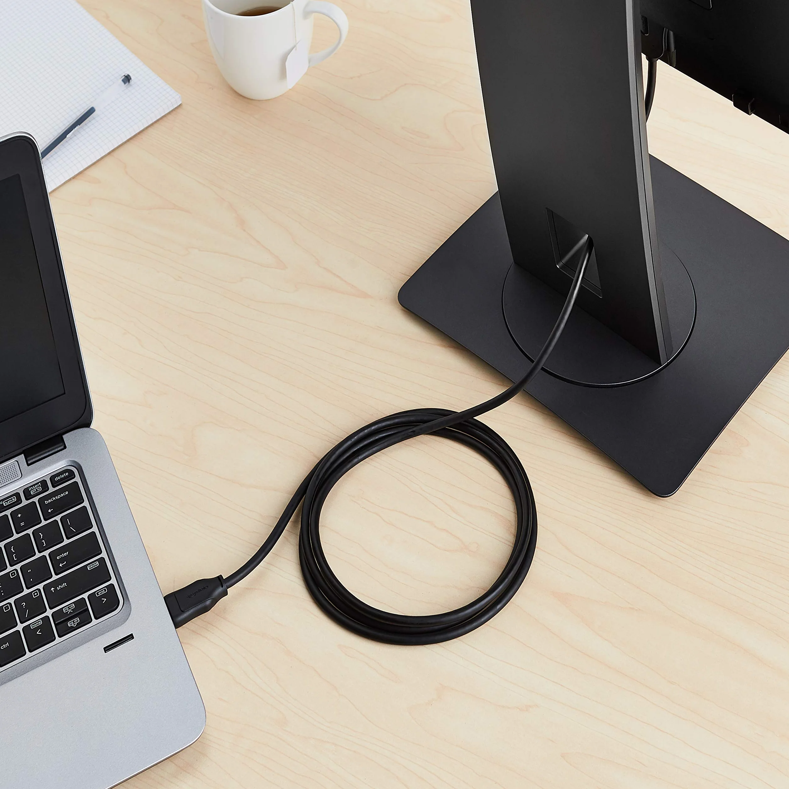 Amazon Basics Kabel DisplayPort do DVI, 1920x1080p, 1080@60Hz, kabel winylowy, pozłacane wtyczki,1,83 m, czarny