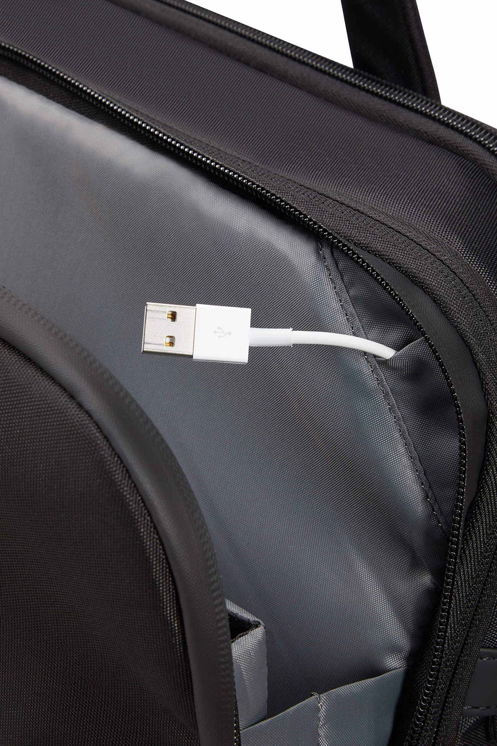 SAMSONITE LITEPOINT - Rozszerzalna torba laptopa 15,6 cala, 40,5 cm, 17,5/22 L, czarny (czarny)