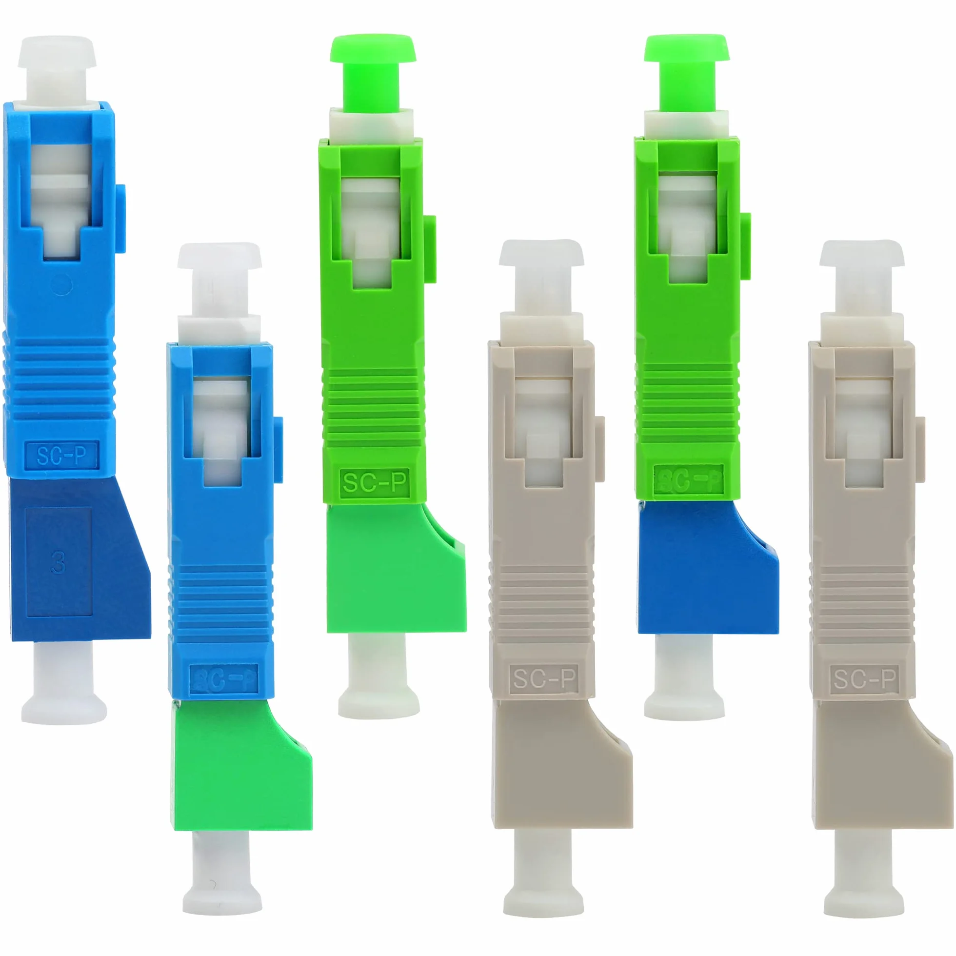 Adapter światłowodowy SC (męski) na LC (żeński) konwerter APC/UPC jednomodowy i wielomodowy hybrydowy adapter optyczny