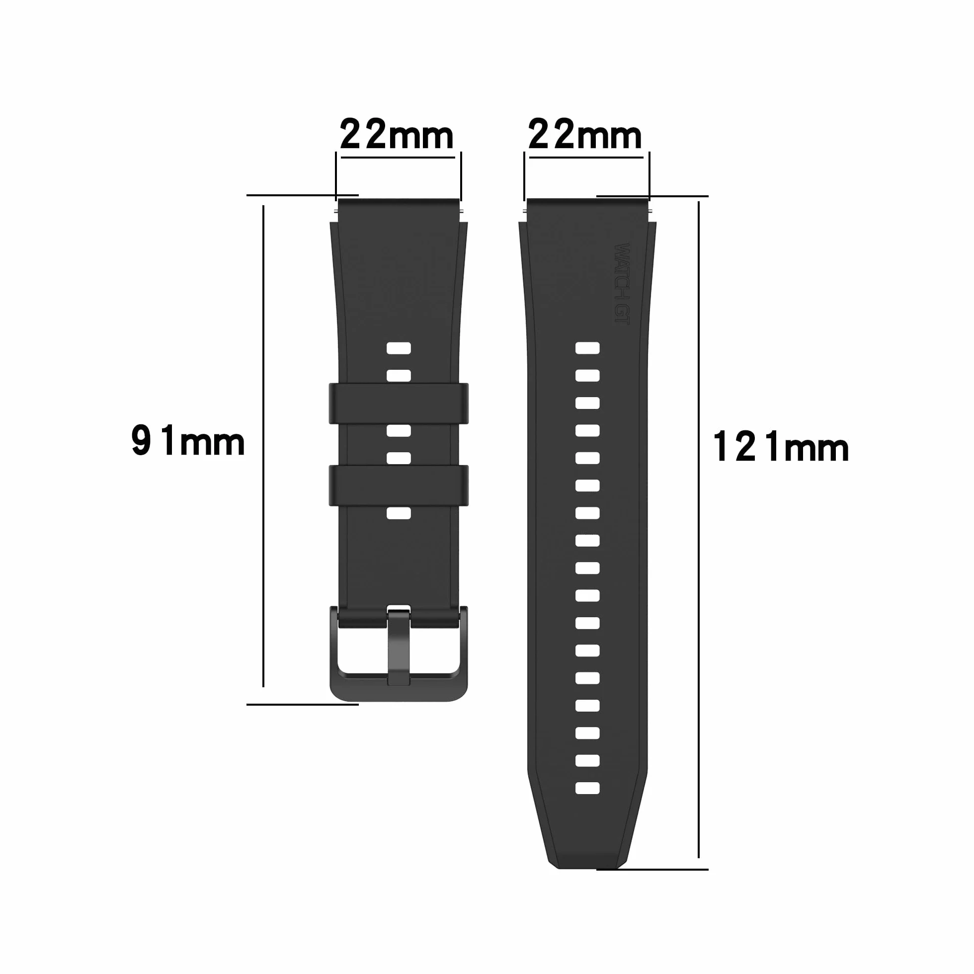 Obejrzyj Oficjalny pasek 22 mm dla GT 2 GT2 Pro Oryginalne wymianę smartwatcha Pas Pasband/Teal/dla GT2 46mm