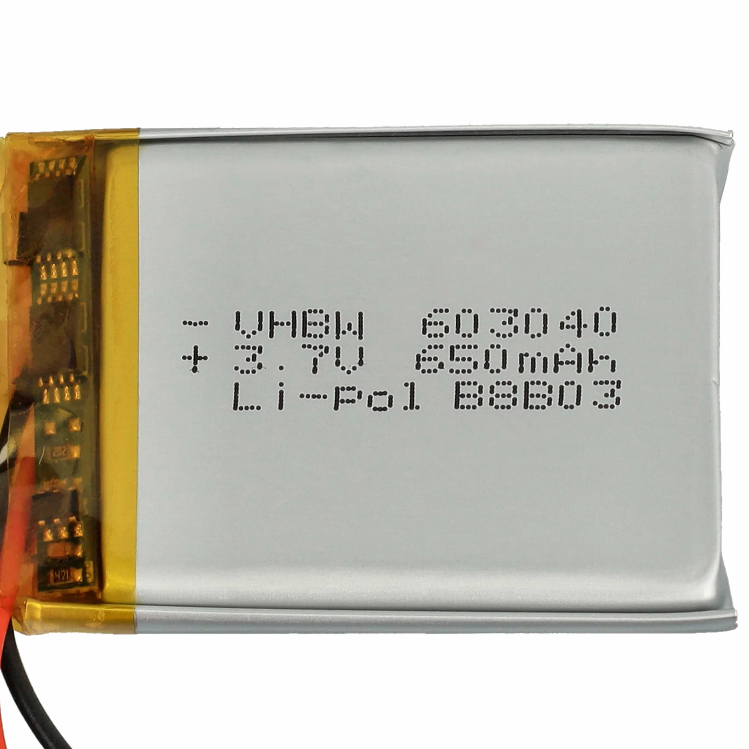 vhbw 1 x bateria kompatybilna z bezprzewodowymi słuchawkami Marshall MID (650 mAh, 3,7 V, Li-ion)