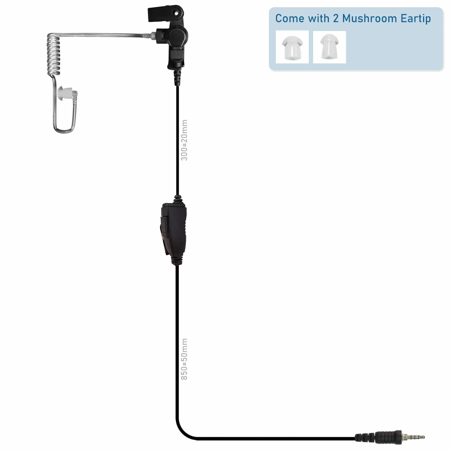 Air Tube zestaw słuchawkowy do nadzoru słuchawki PTT Mic do Motorola EVX-S24 Yaese VX-6R FT-270R Icom IC-4300L IC-M25 Standard Horizon HX320 HX210 HX40 HX890 dwukierunkowe radio